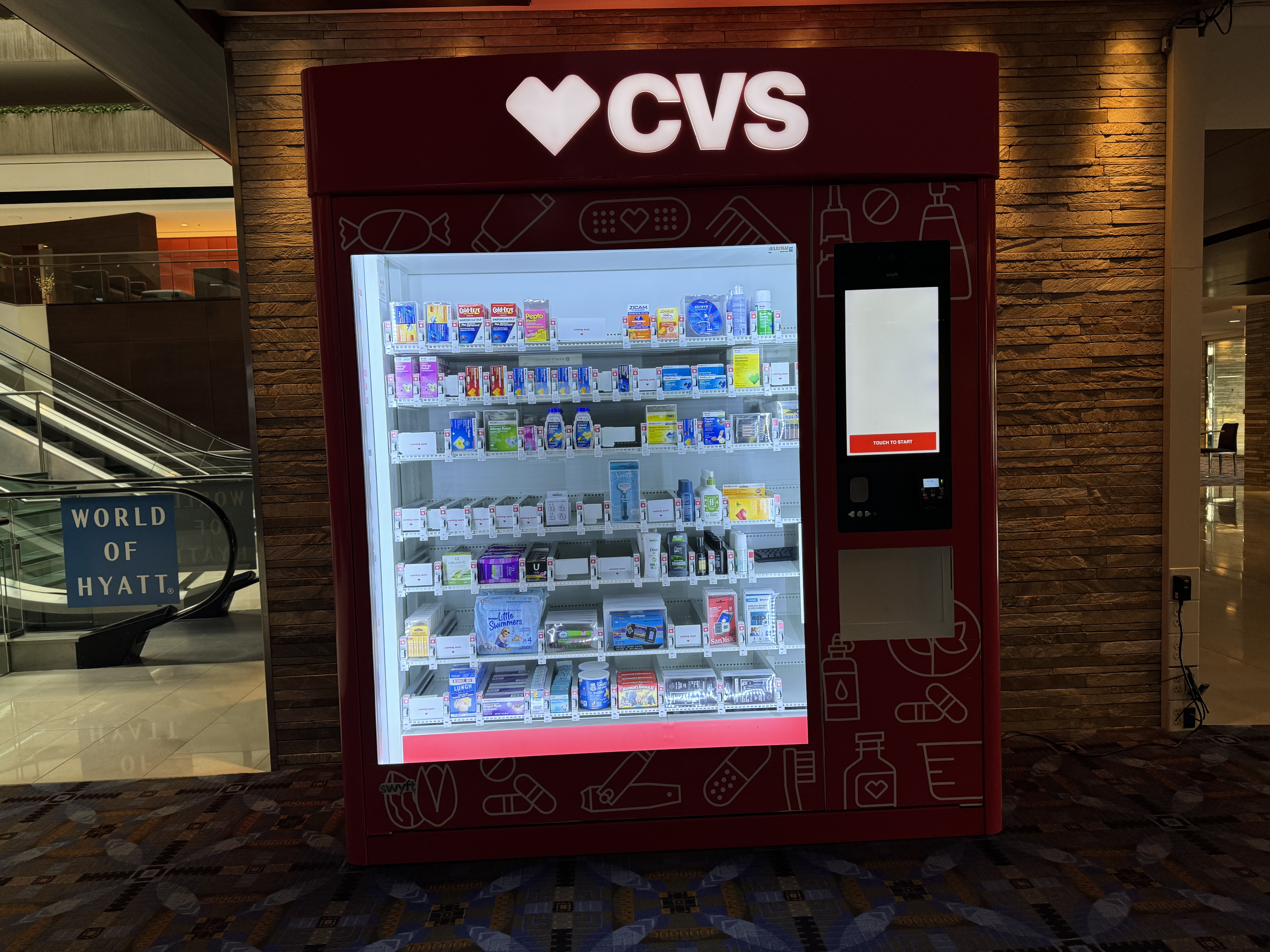 Hyatt Regency OHare Chicago pharmacy machine Hyatt Regency OHare Chicago pharmacy machine