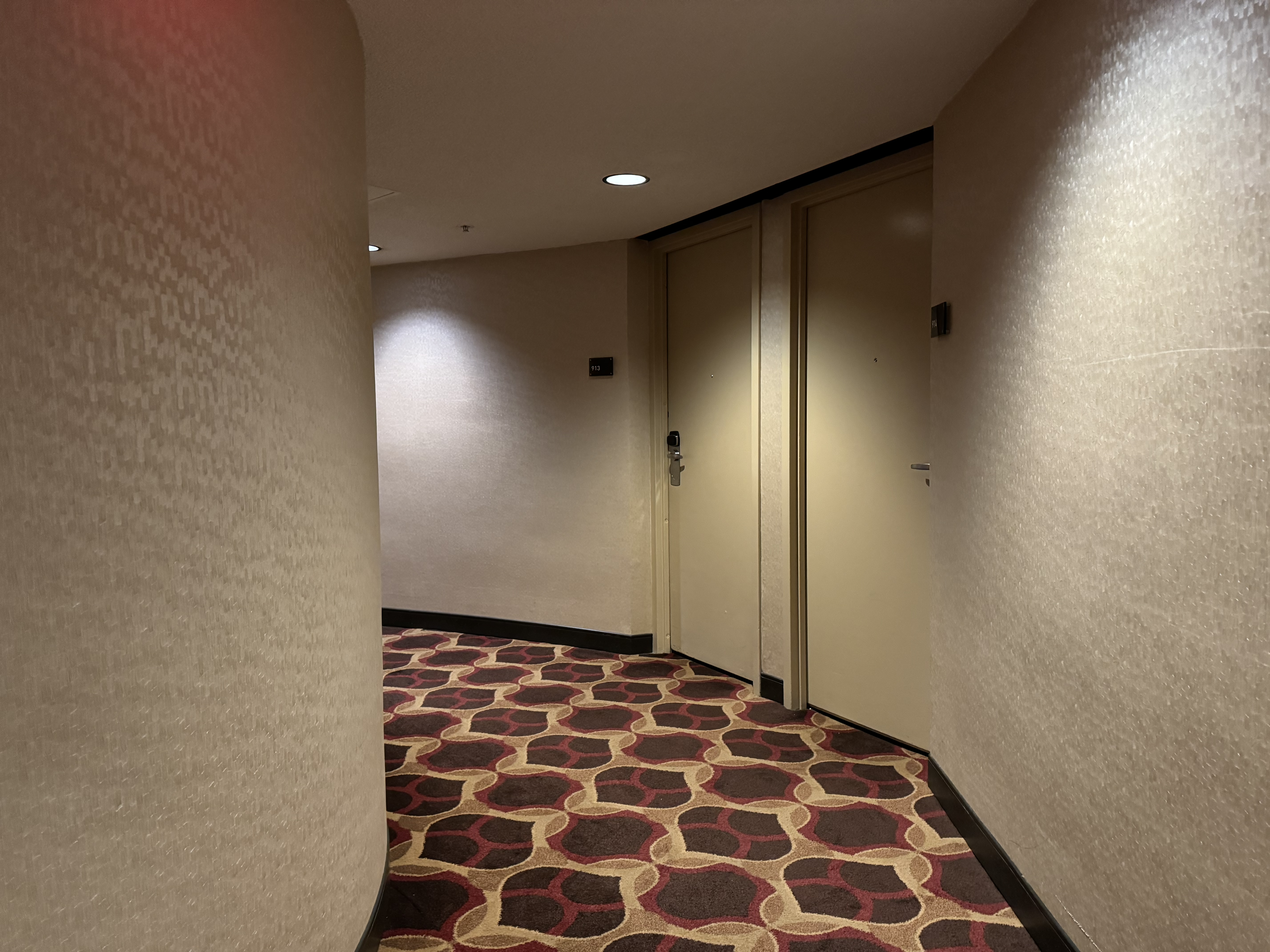 Hyatt Regency OHare Chicago room hallway Hyatt Regency OHare Chicago room hallway