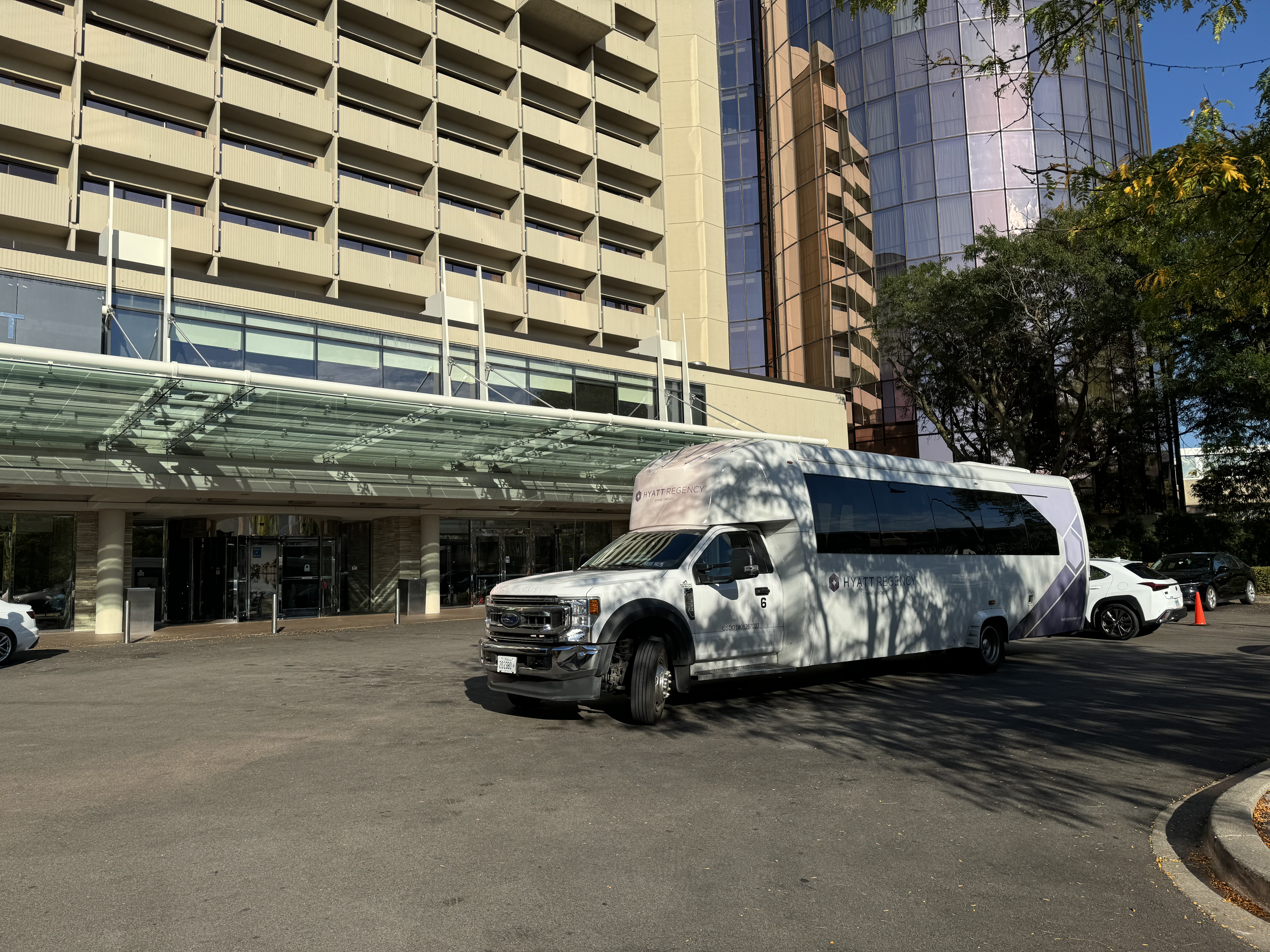 Hyatt Regency OHare Chicago shuttled at entrance Hyatt Regency OHare Chicago shuttled at entrance
