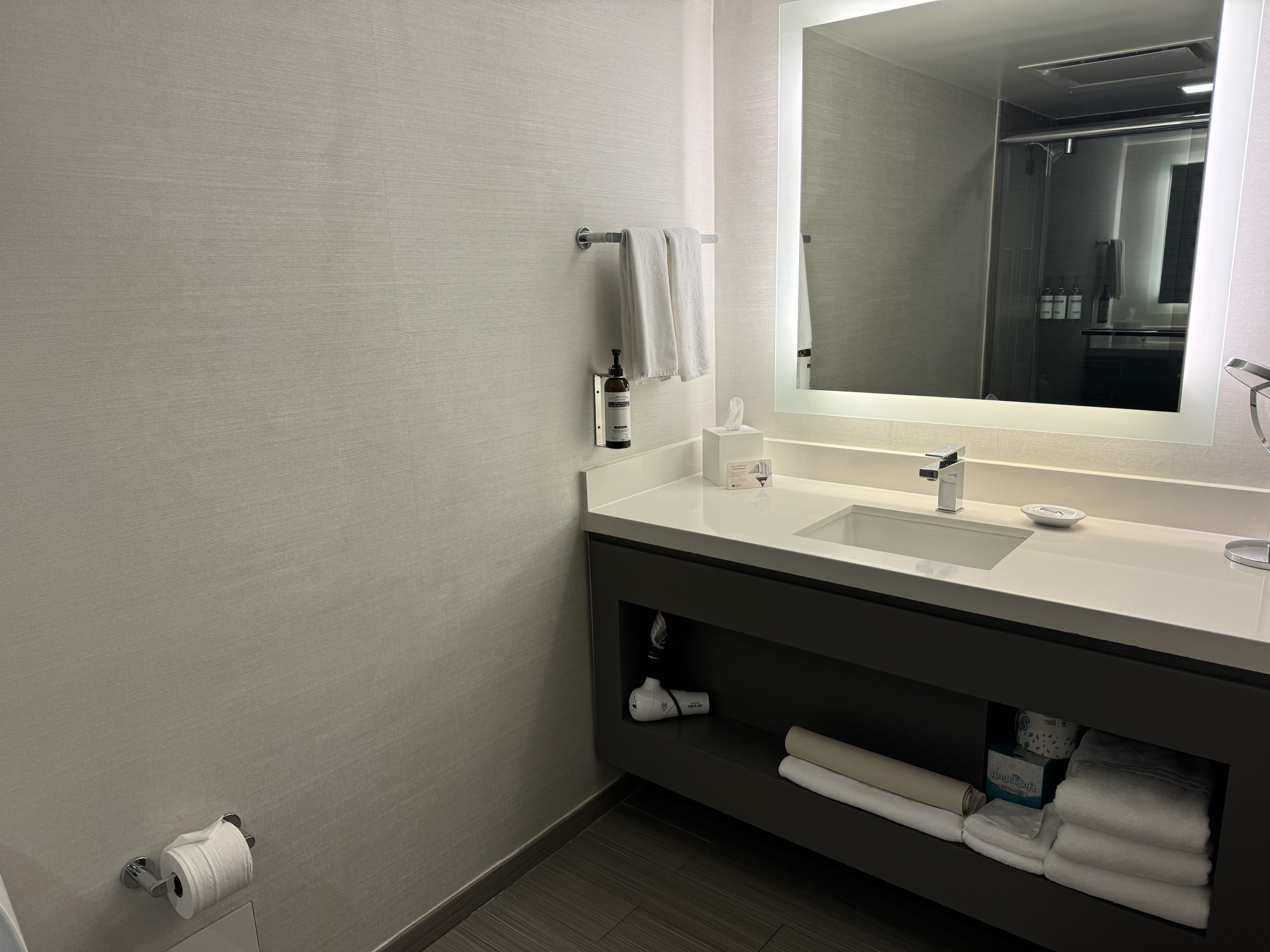 Hyatt Regency Atlanta Deluxe Suite guest bathroom Hyatt Regency Atlanta Deluxe Suite guest bathroom