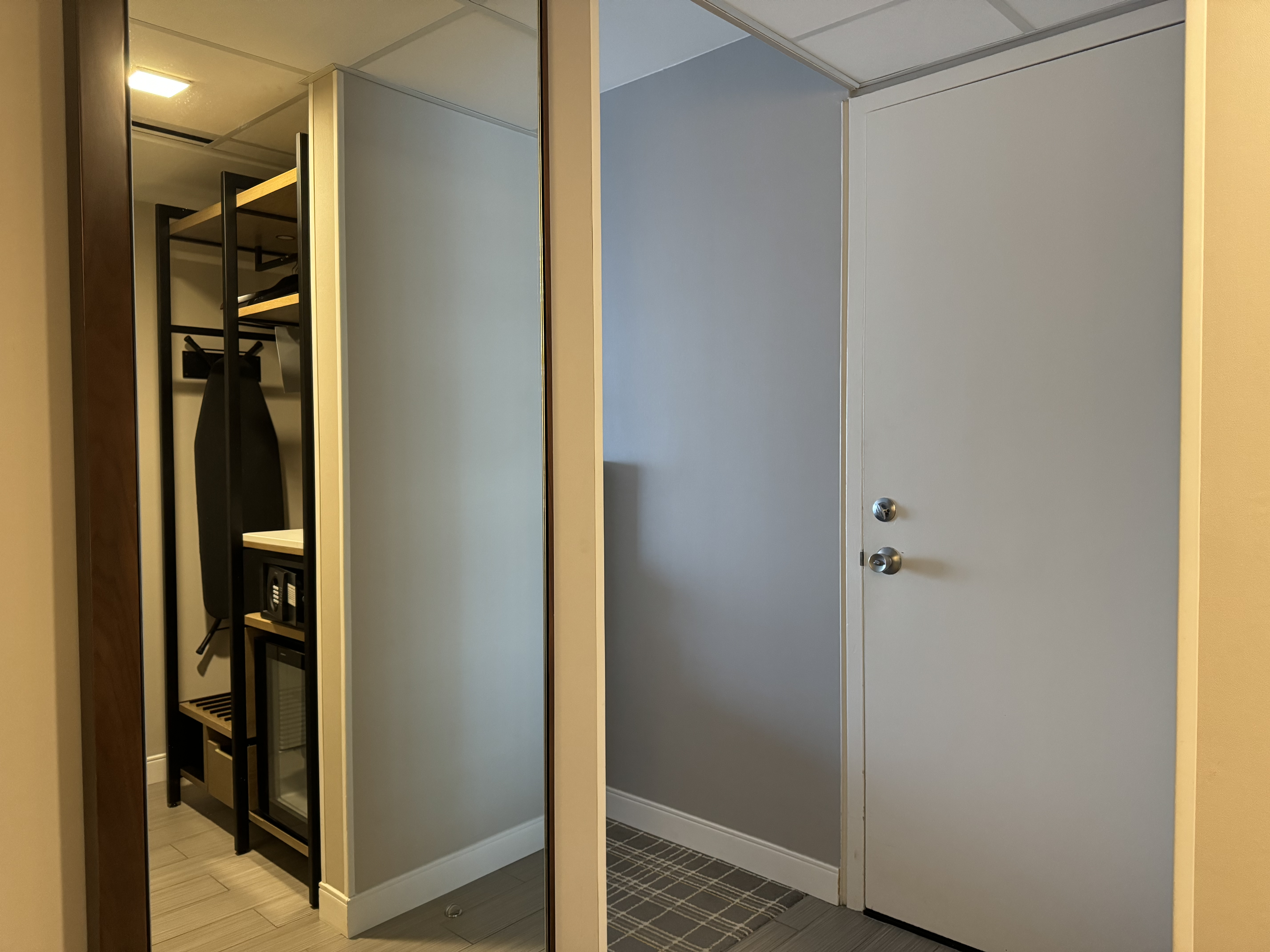 Hyatt Regency Atlanta Deluxe Suite mirror near closet Hyatt Regency Atlanta Deluxe Suite mirror near closet