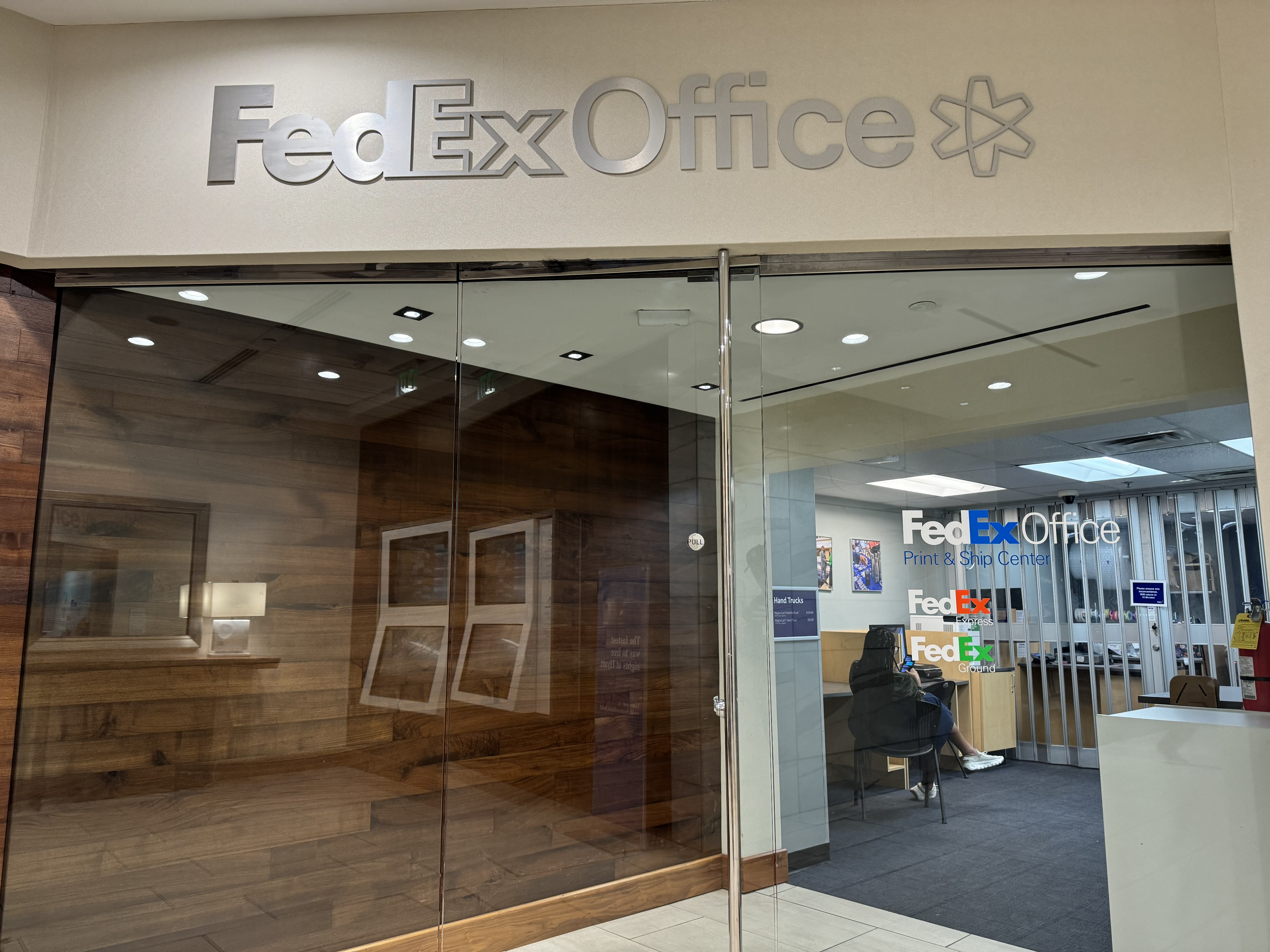 Hyatt Regency Atlanta FedEx Office entrance Hyatt Regency Atlanta FedEx Office entrance