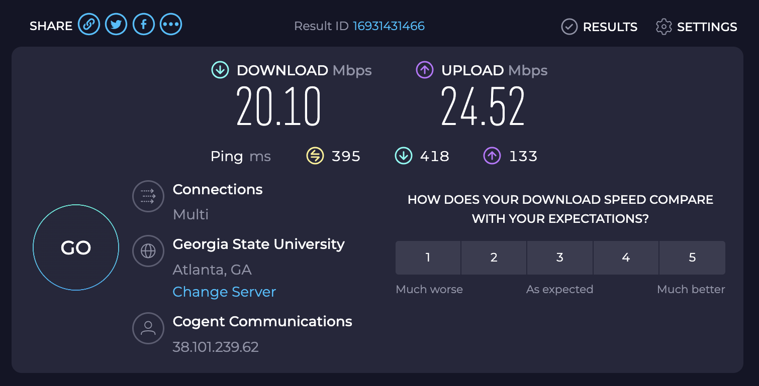 Hyatt Regency Atlanta internet speed test Hyatt Regency Atlanta internet speed test