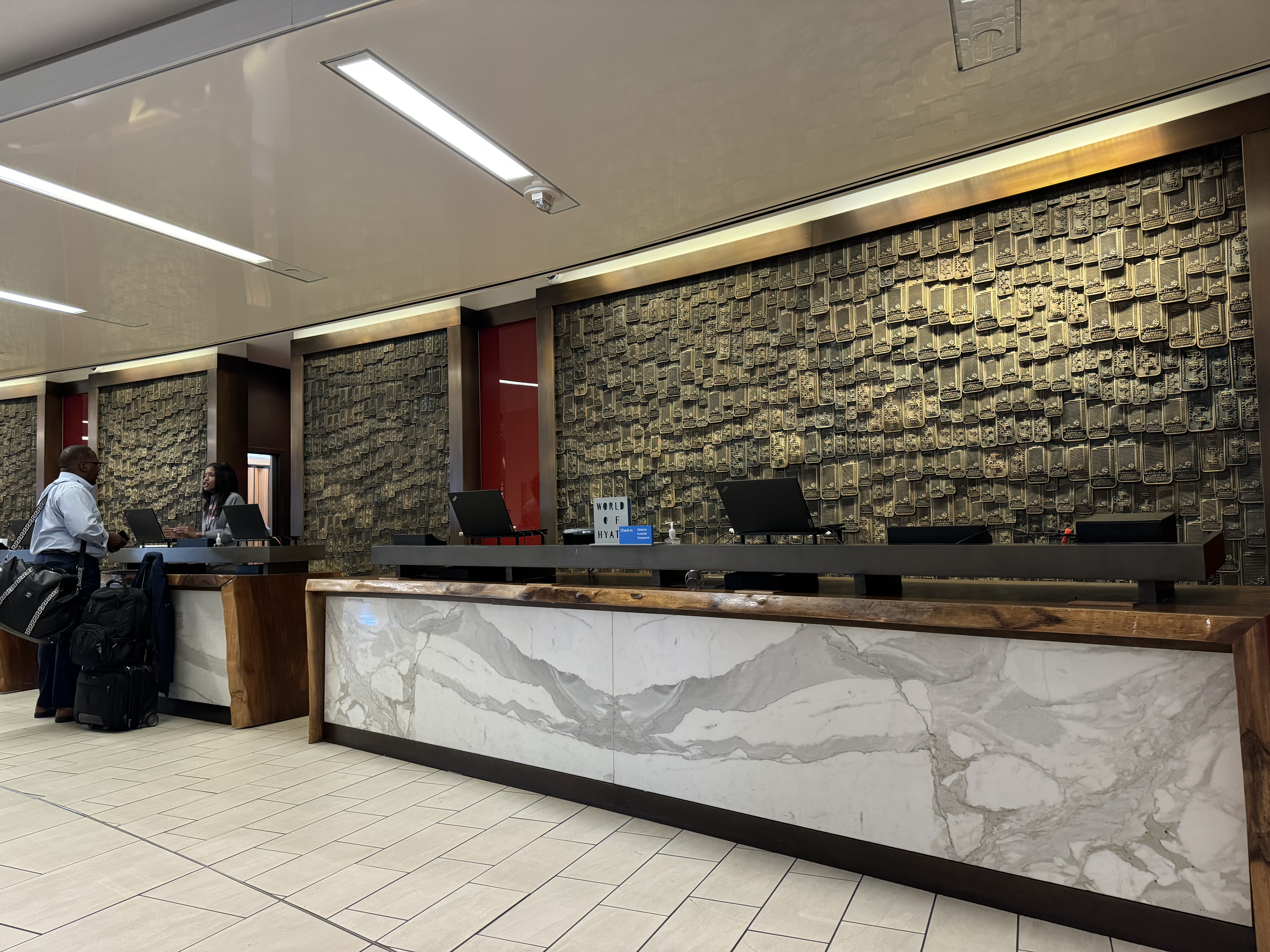 Hyatt Regency Atlanta reception desk Hyatt Regency Atlanta reception desk