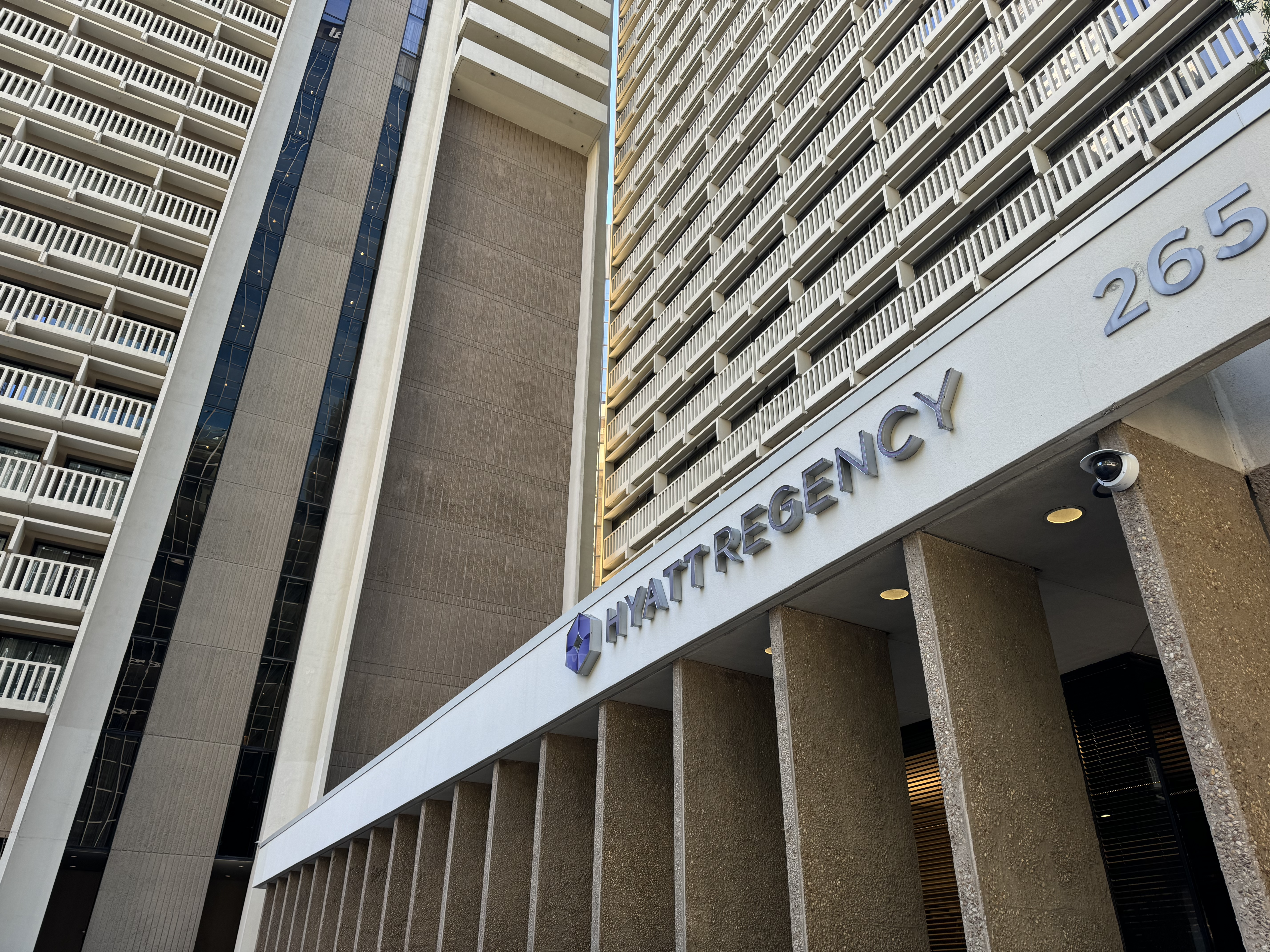 Hyatt Regency Atlanta sign Hyatt Regency Atlanta sign