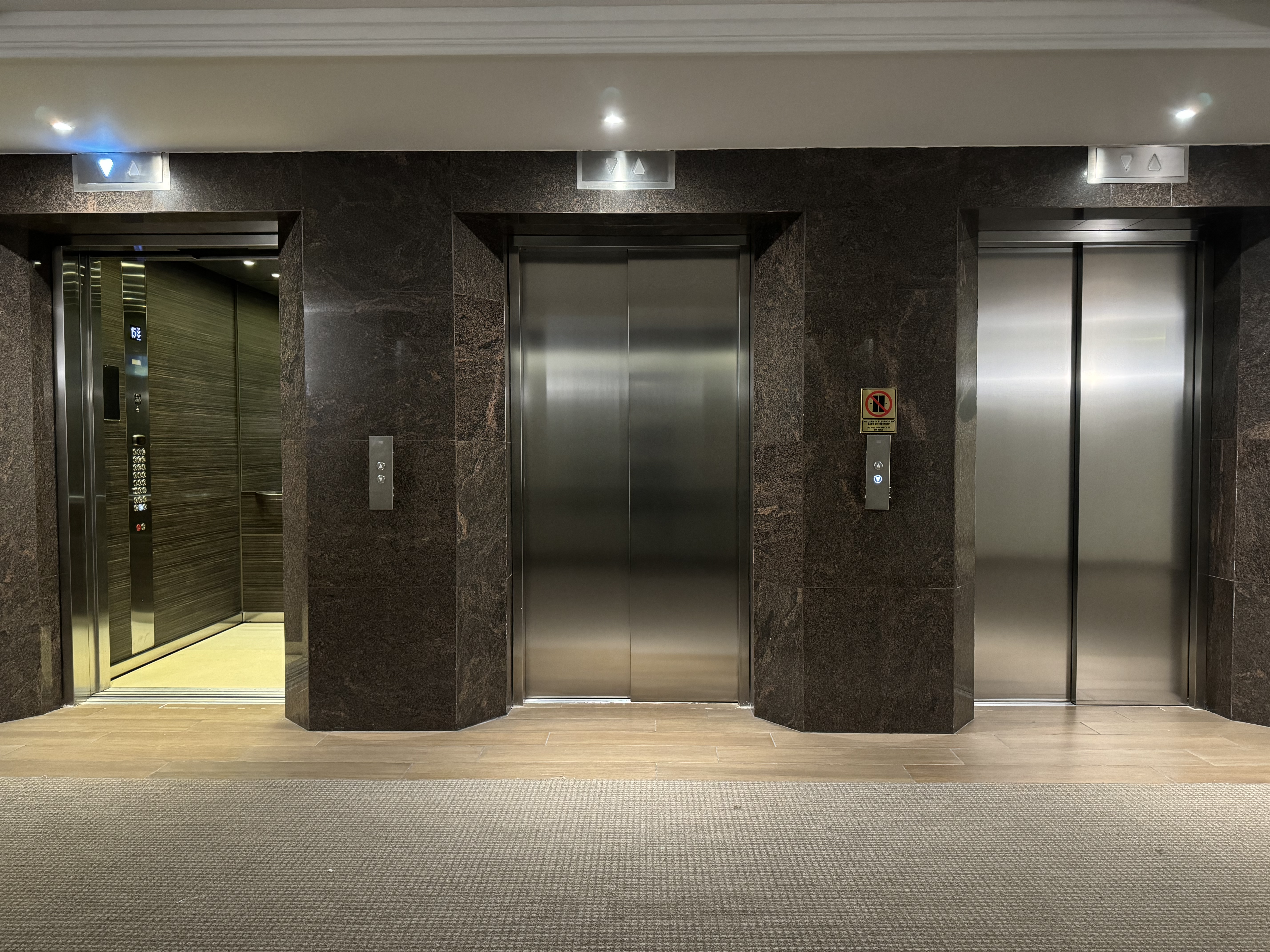 Hyatt Regency Merida elevator bank Hyatt Regency Merida elevator bank