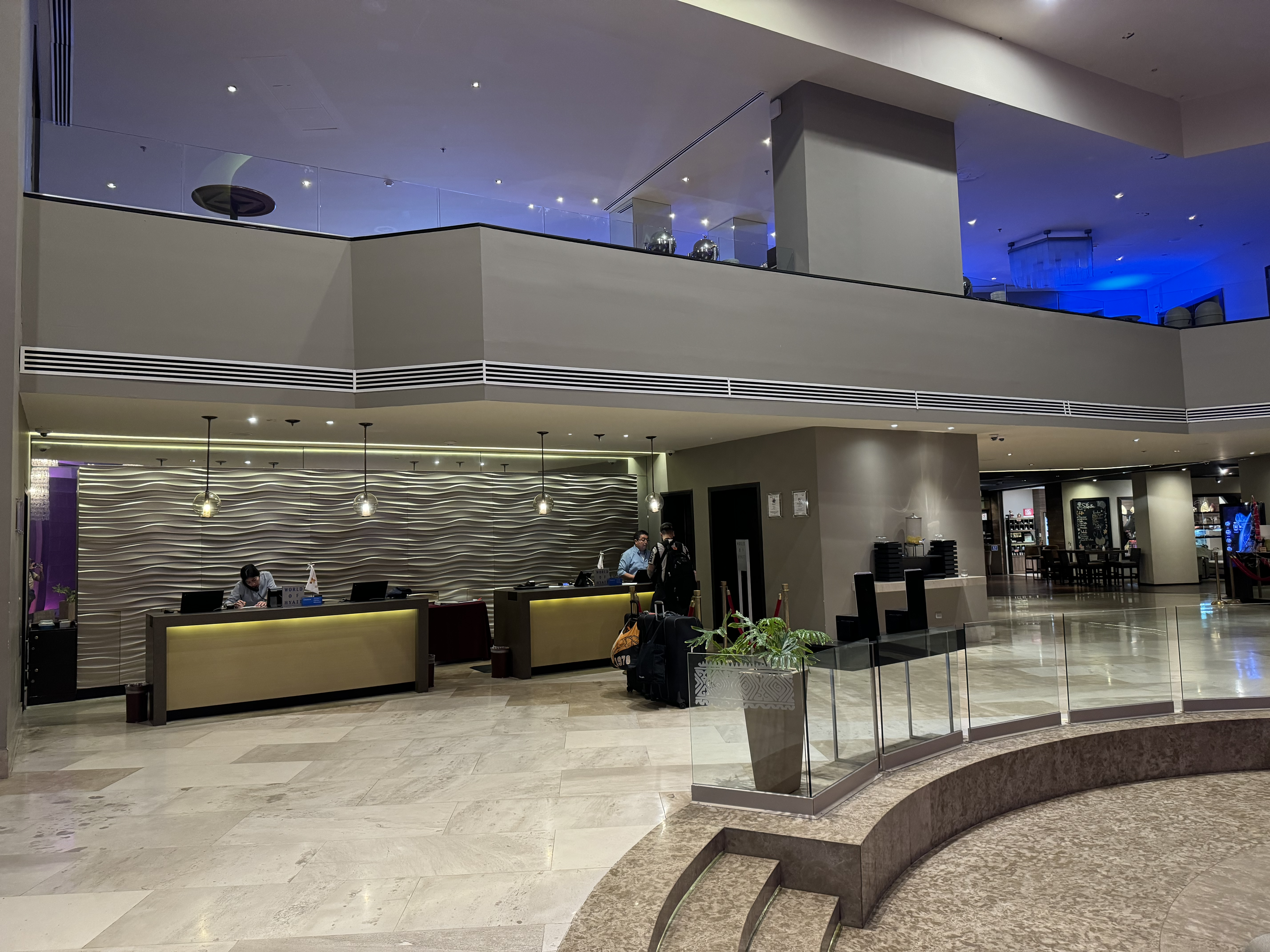 Hyatt Regency Merida lobby reception desk Hyatt Regency Merida lobby reception desk