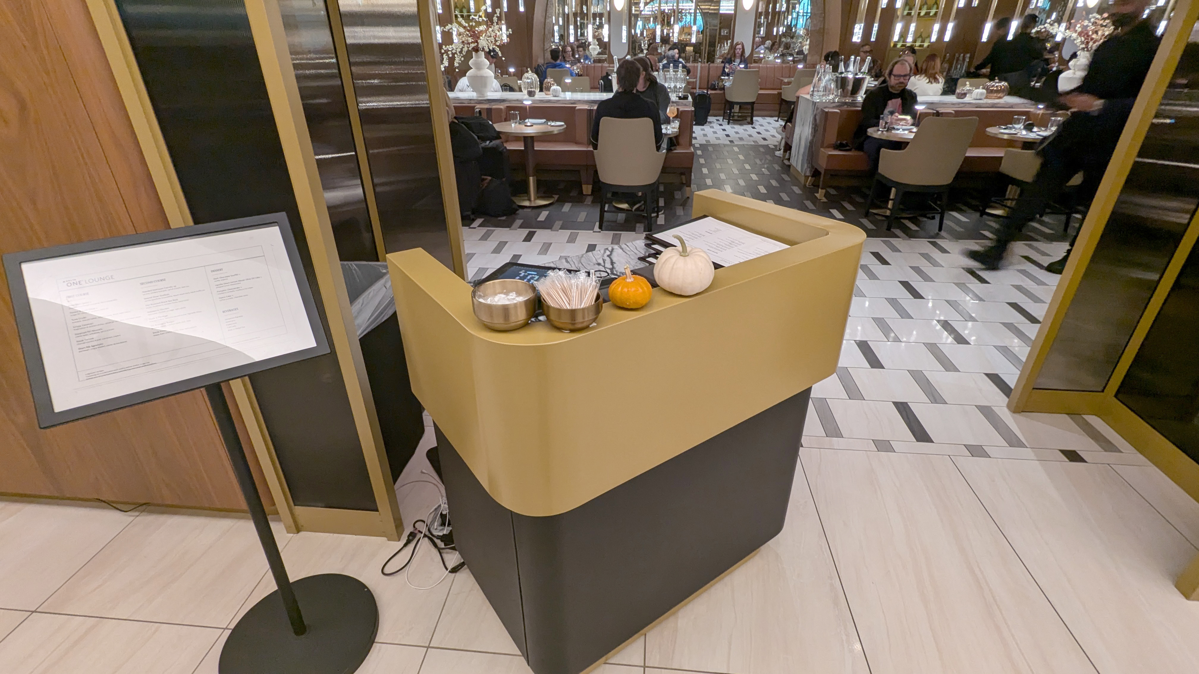 JFK Delta One Lounge Brasserie Entrance