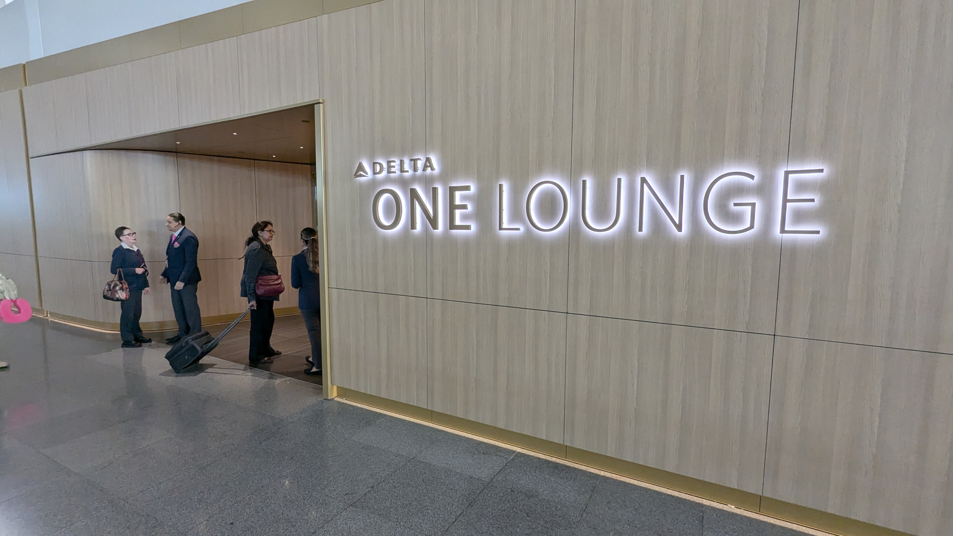 JFK Delta One Lounge Door