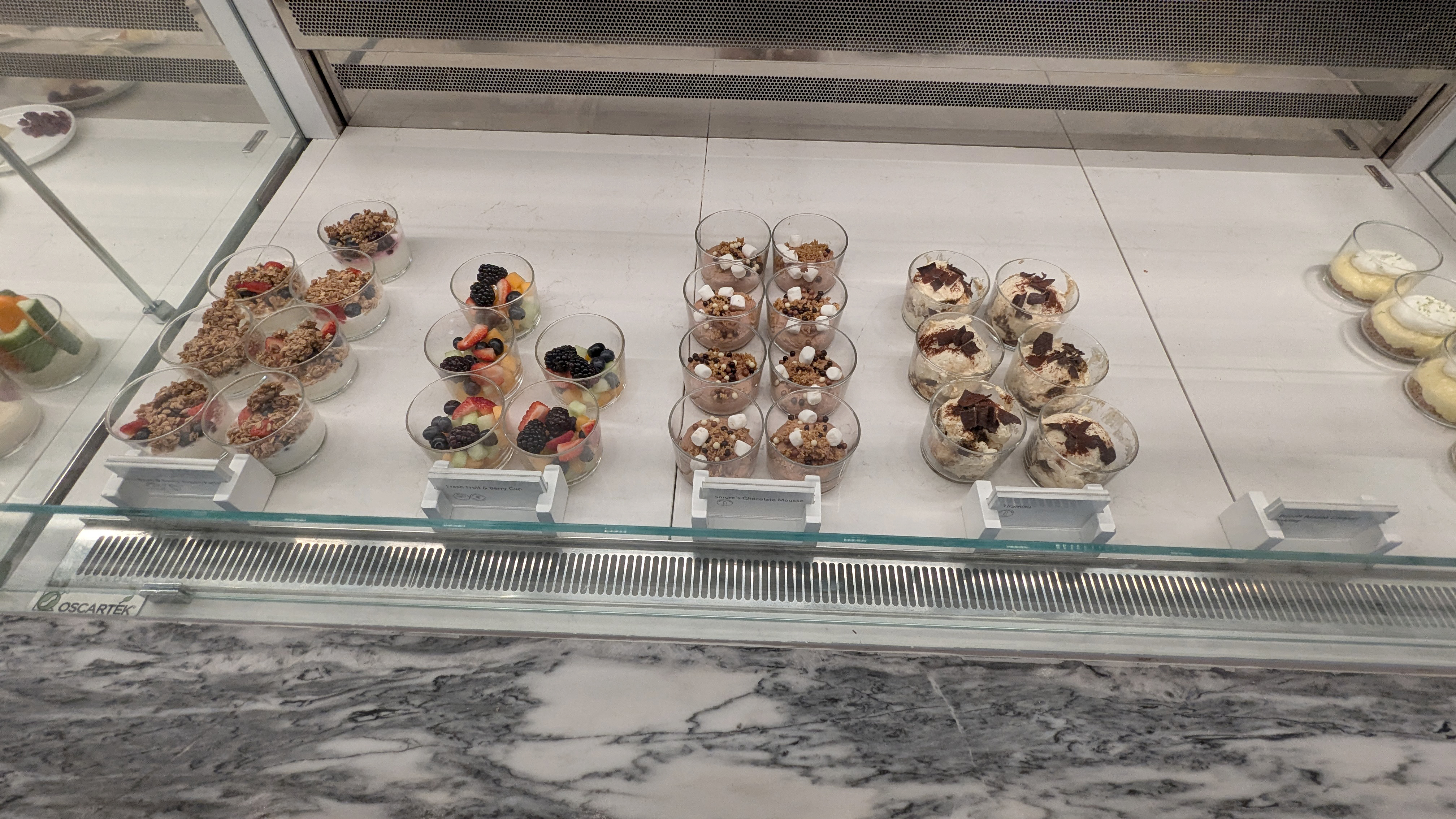 JFK Delta One Lounge Market Desserts