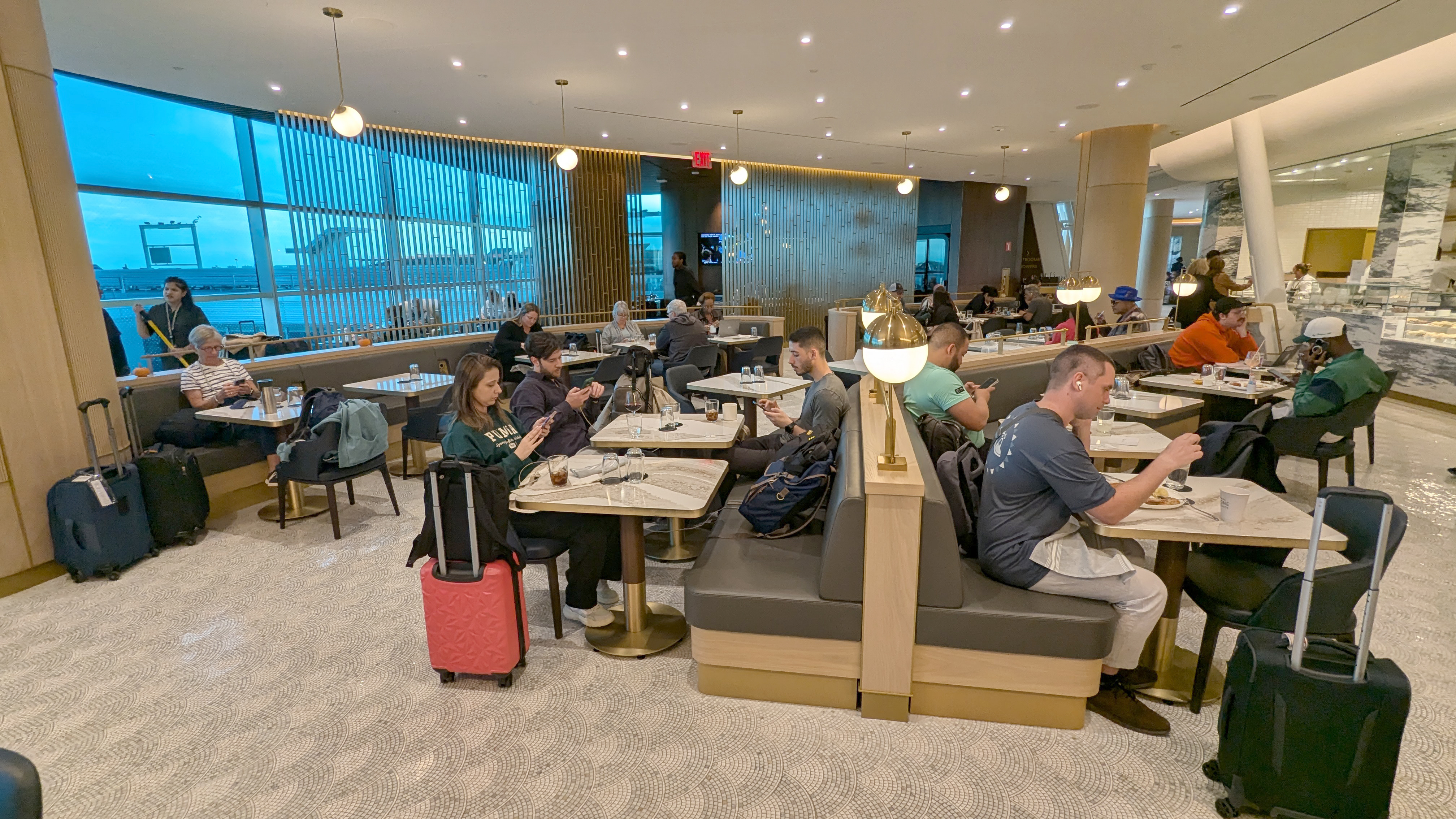 JFK Delta One Lounge Market Tables