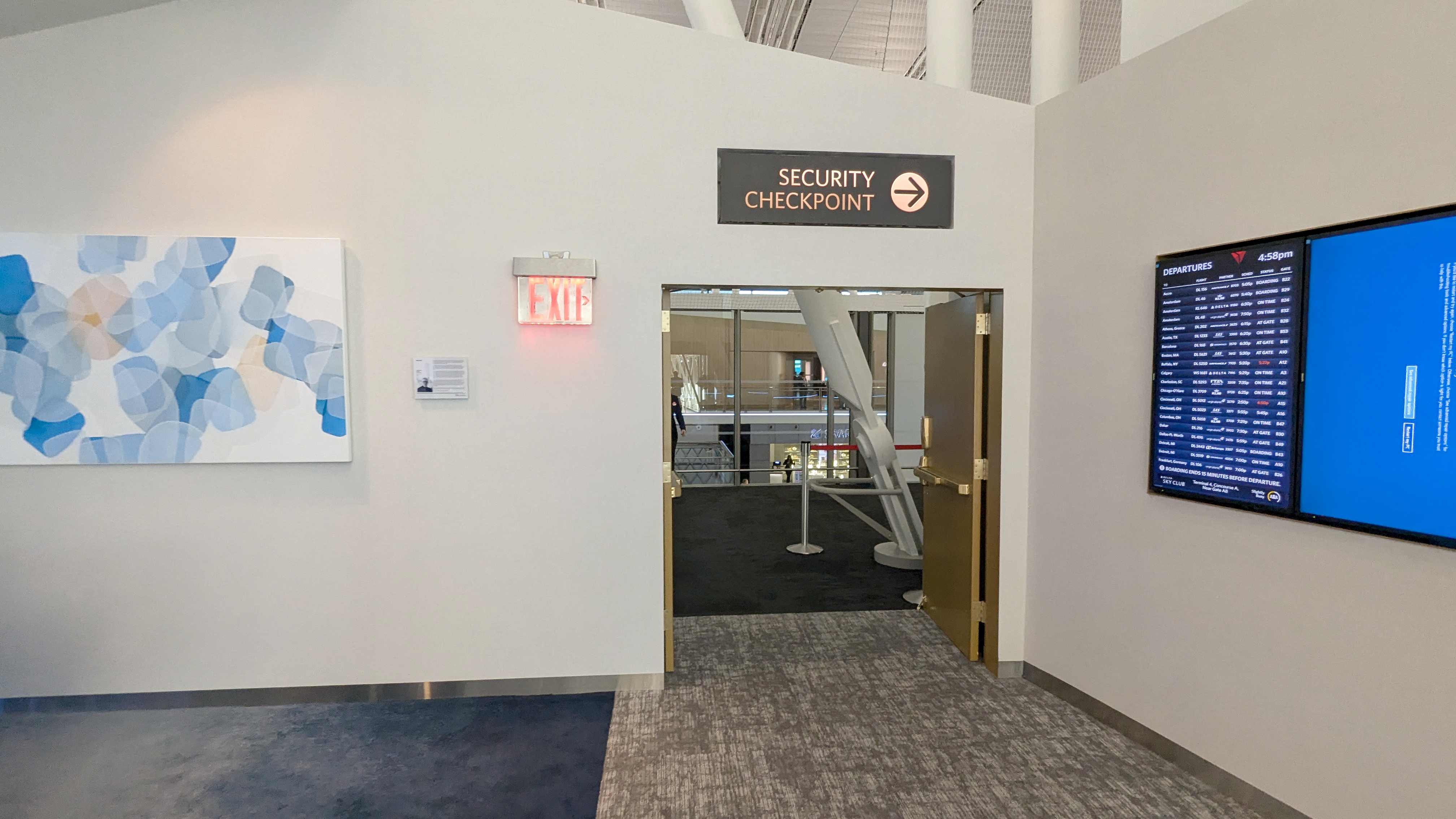 JFK Delta One Security Entrance
