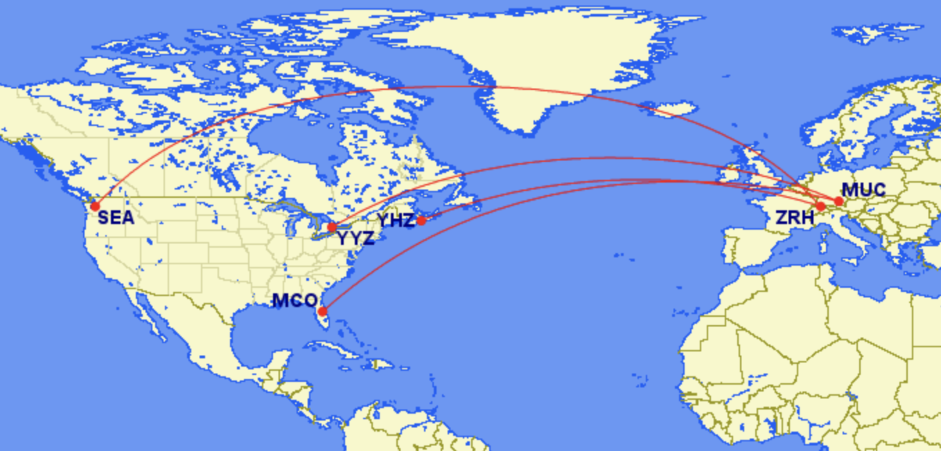 Lufthansa Group new routes Lufthansa Group new routes