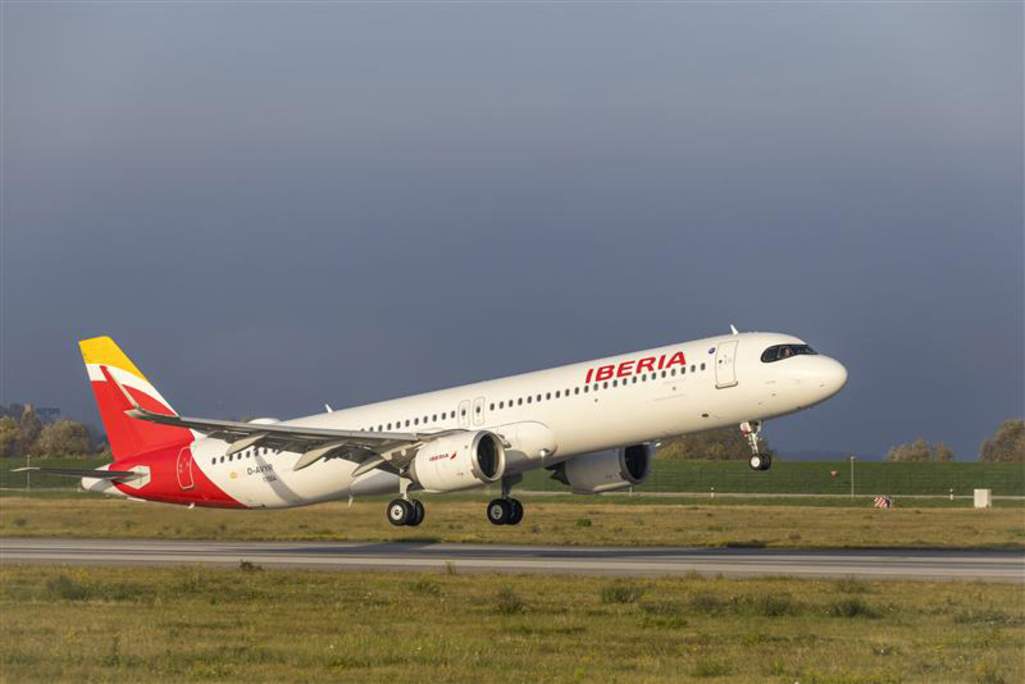 New Iberia A321XLR take off New Iberia A321XLR take off