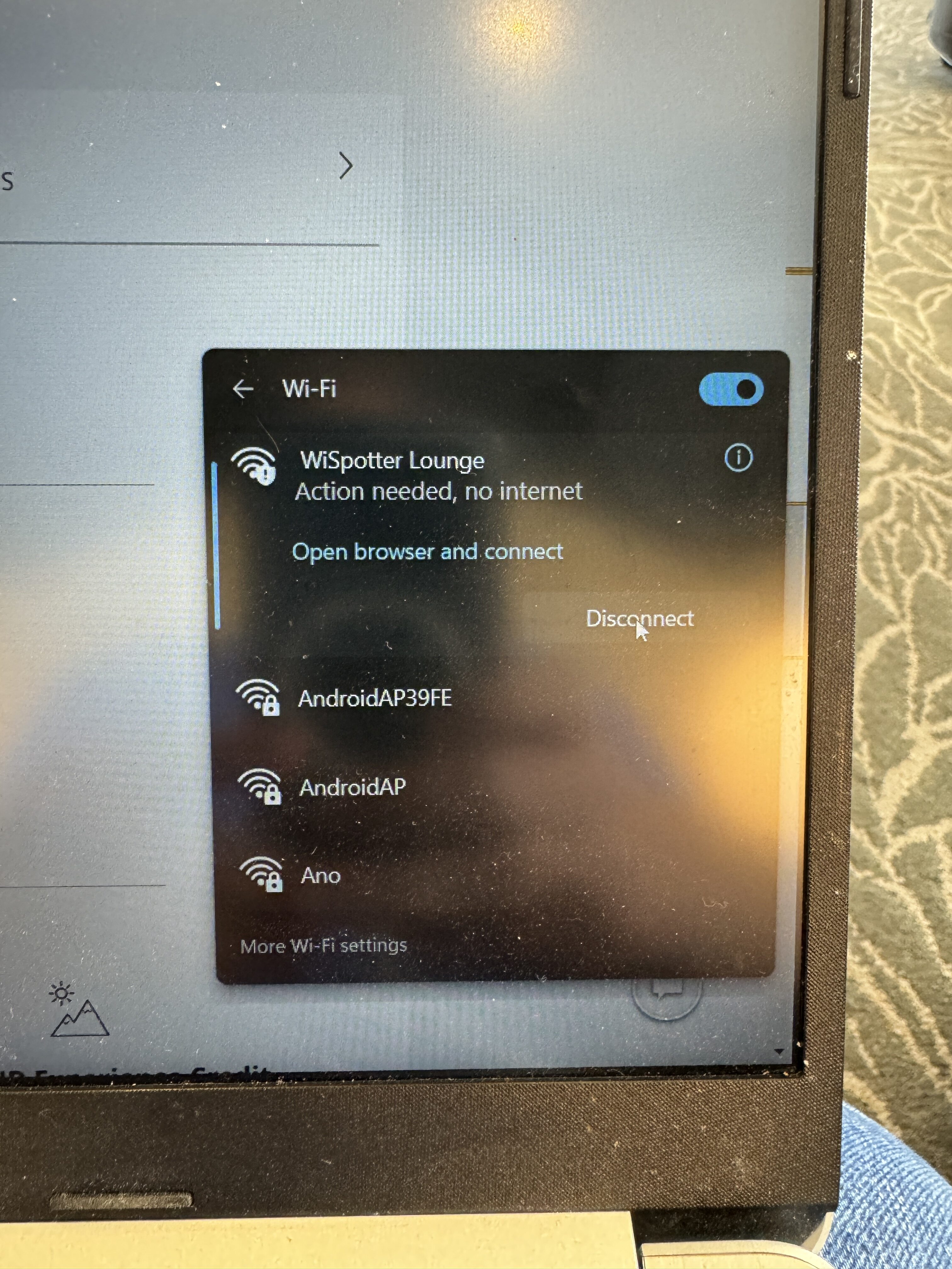 Plaza Premium Marmara Lounge SAW Wi Fi trouble