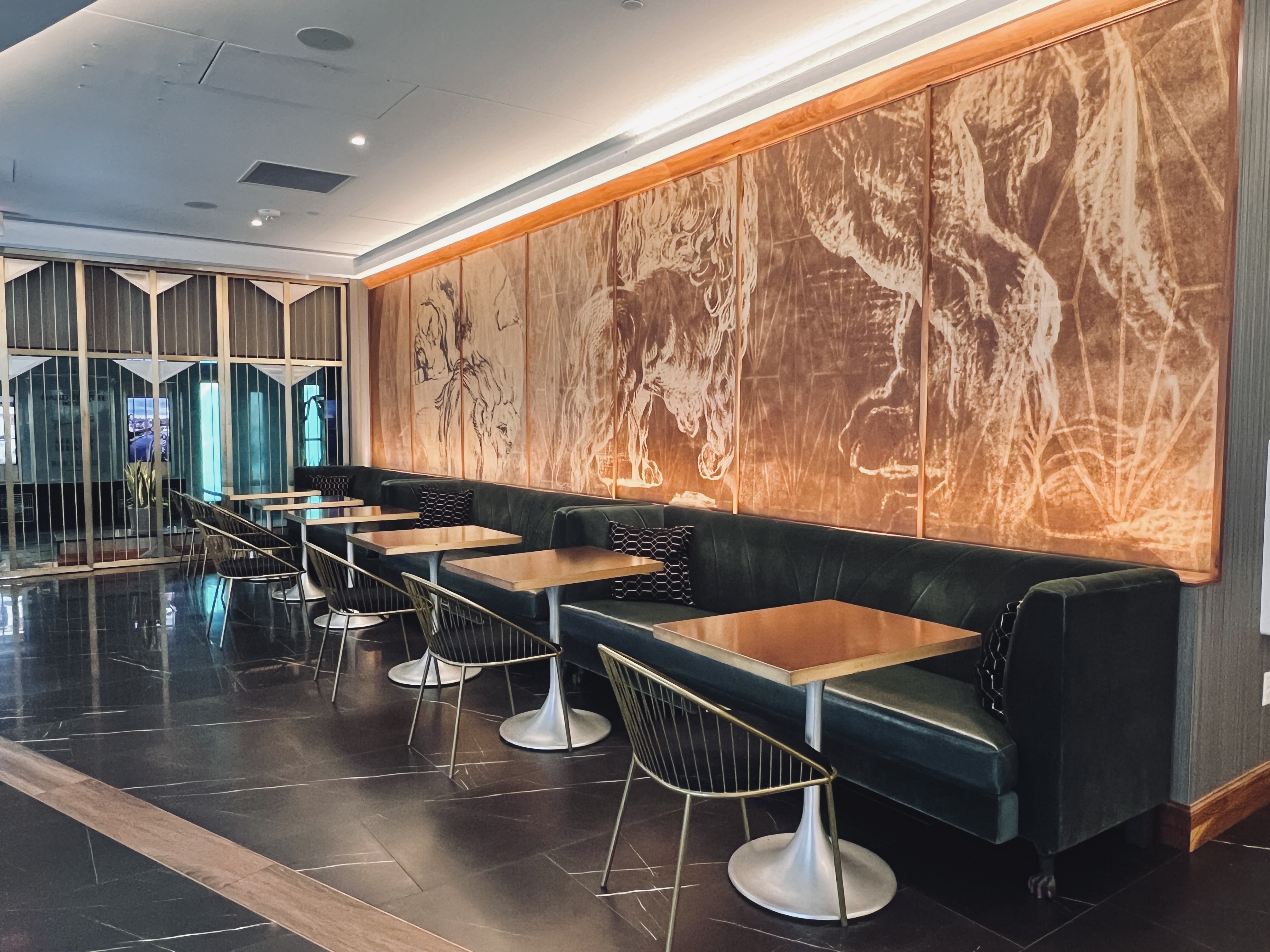 Rand Tower Hotel Minneapolis Bar Rufus seating