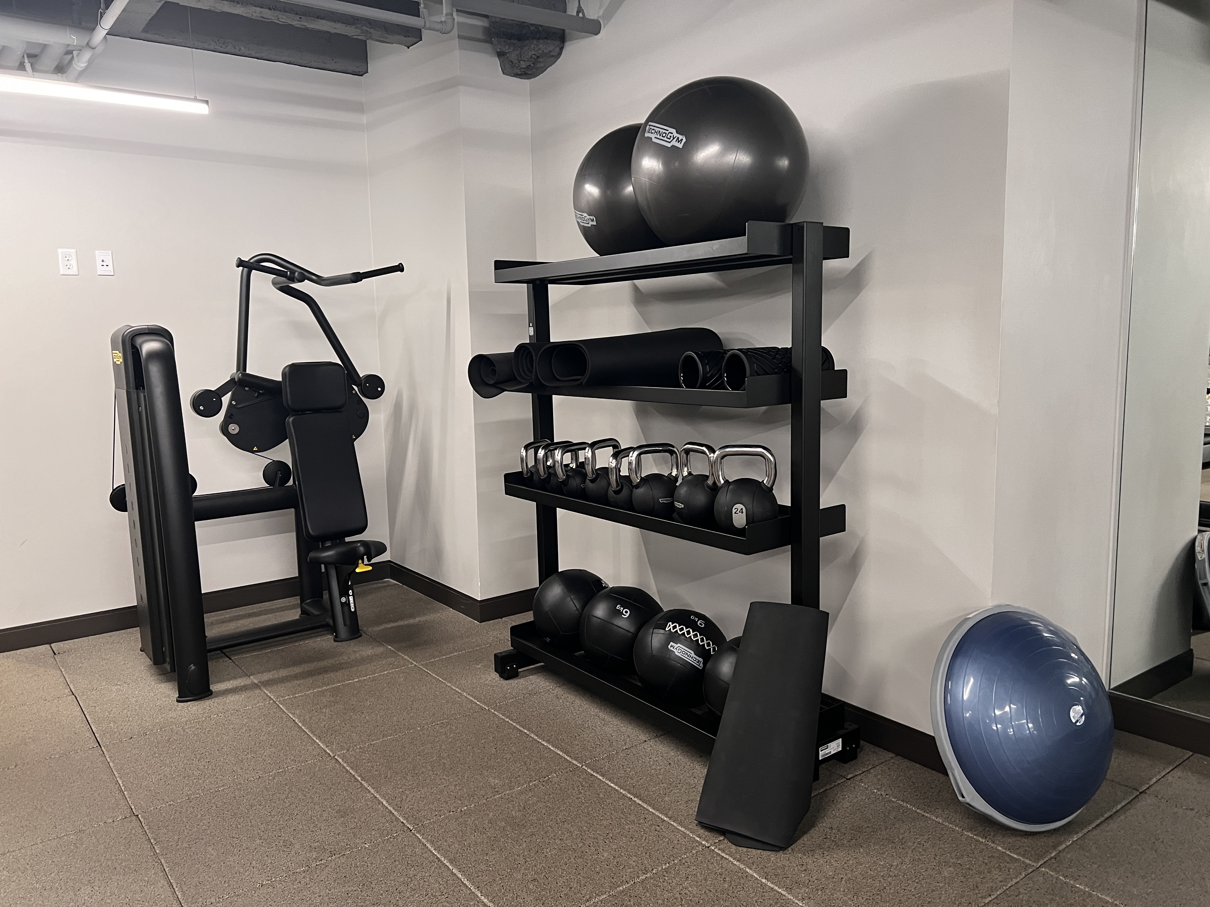 Rand Tower Hotel Minneapolis yoga equipment