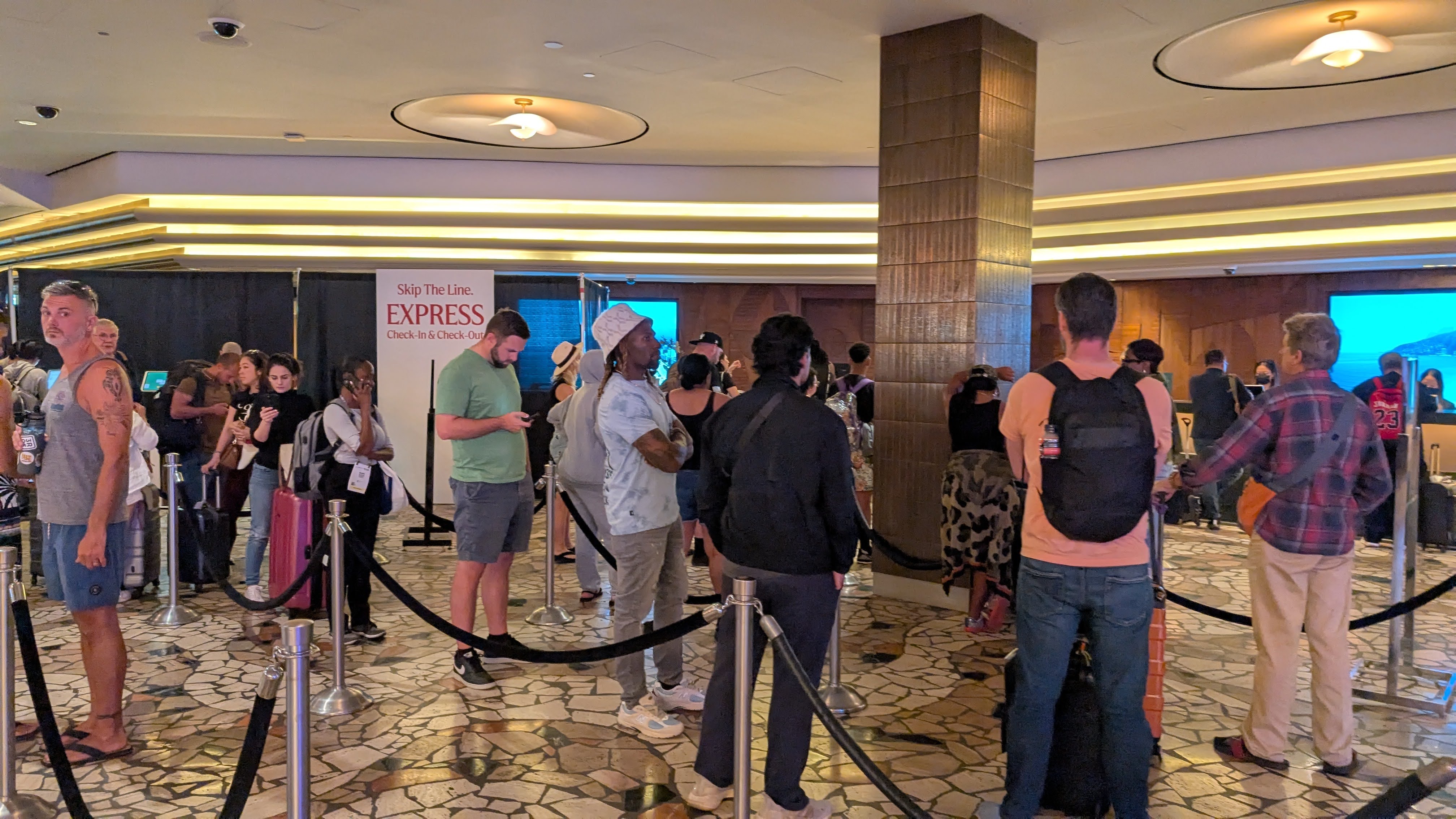 Rio Hotel Casino check in line Rio Hotel Casino check in line