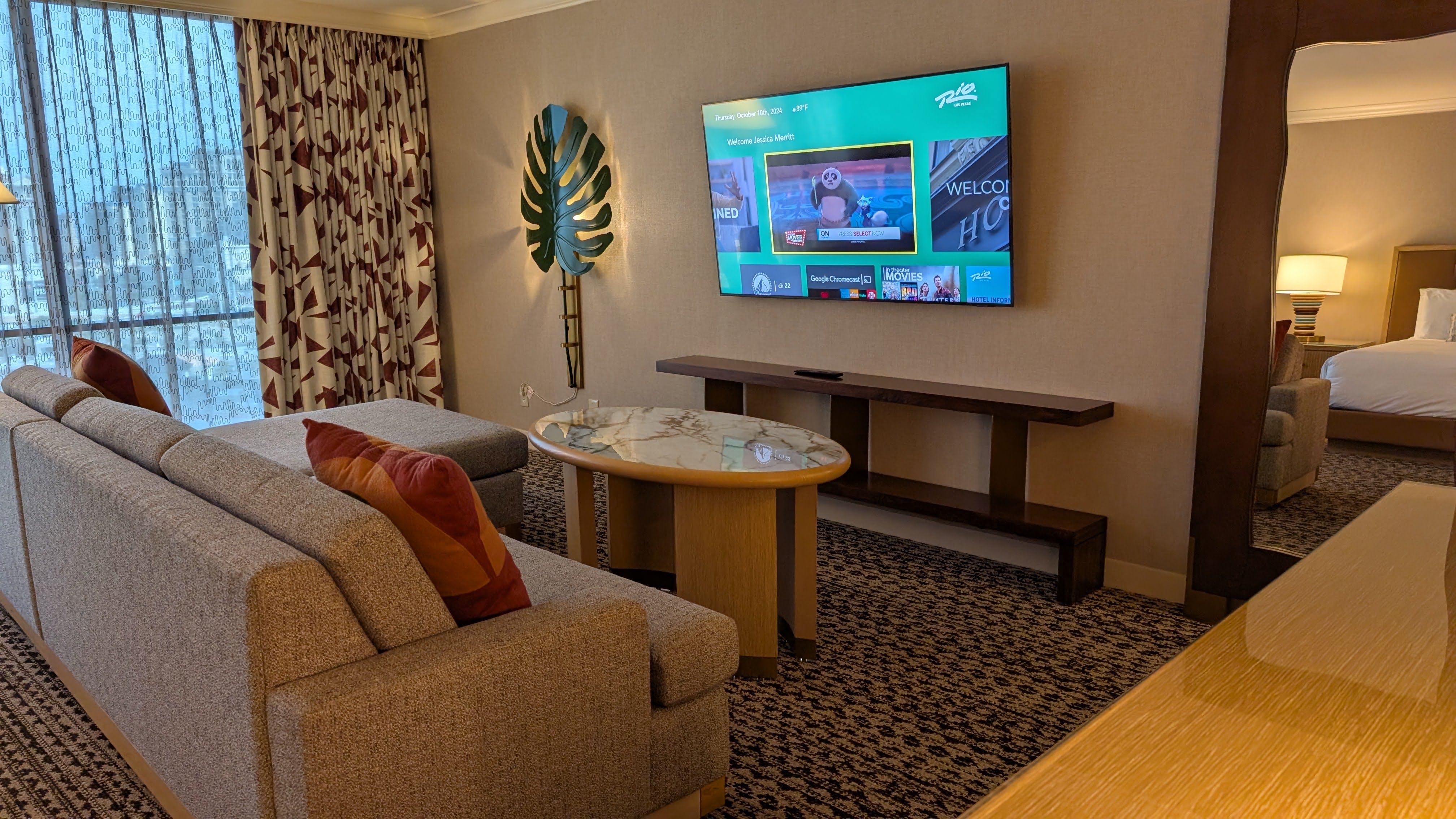 Rio Hotel Casino suite living room Rio Hotel Casino suite living room