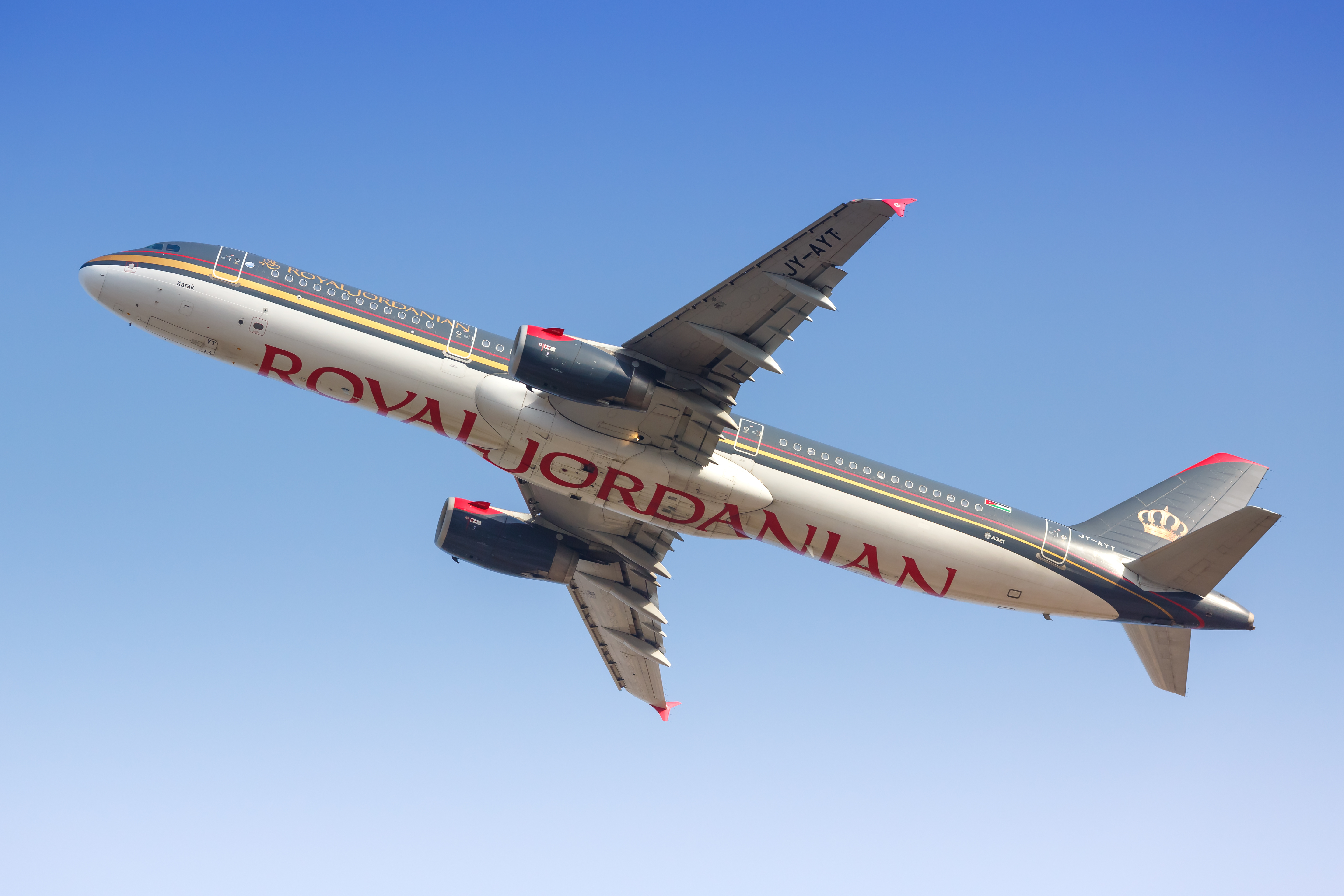Royal Jordanian Airlines Airbus A321 Flugzeug Royal Jordanian Airlines Airbus A321 Flugzeug