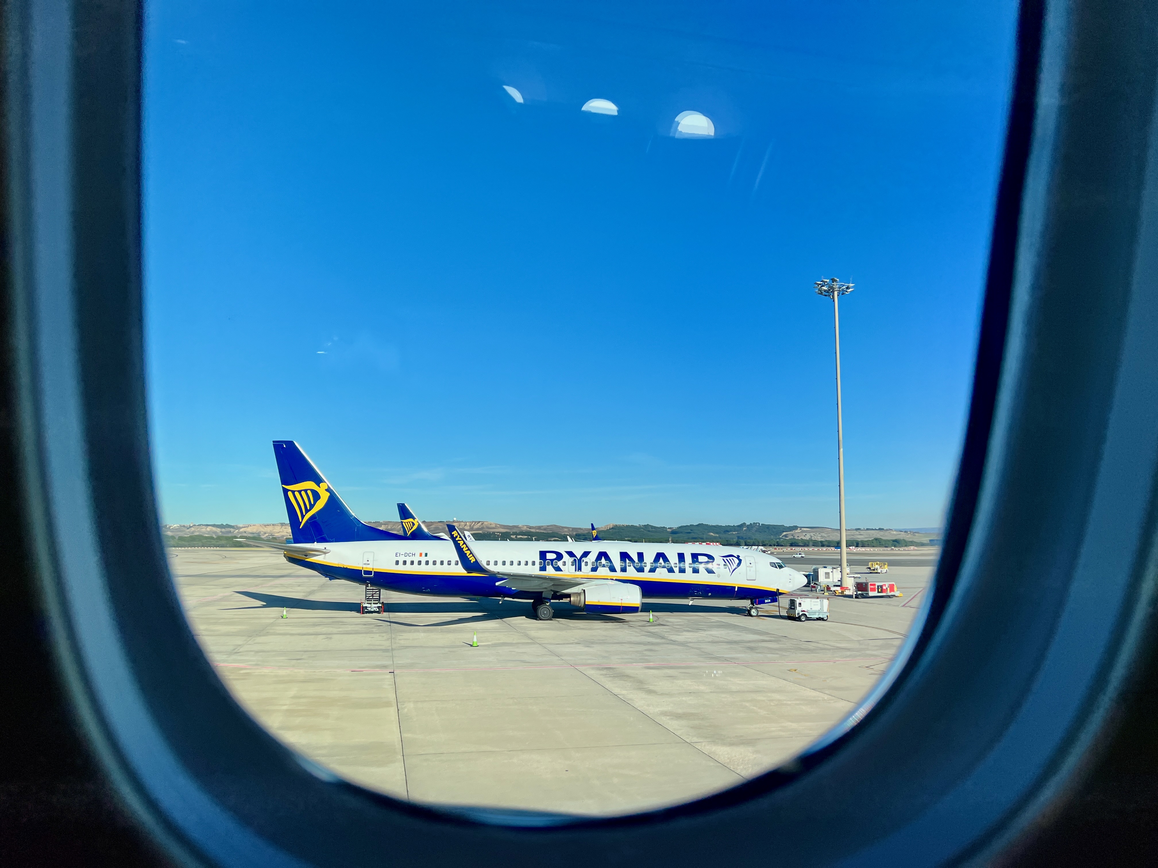 Ryanair Boeing 737 on the Ground in Madrid