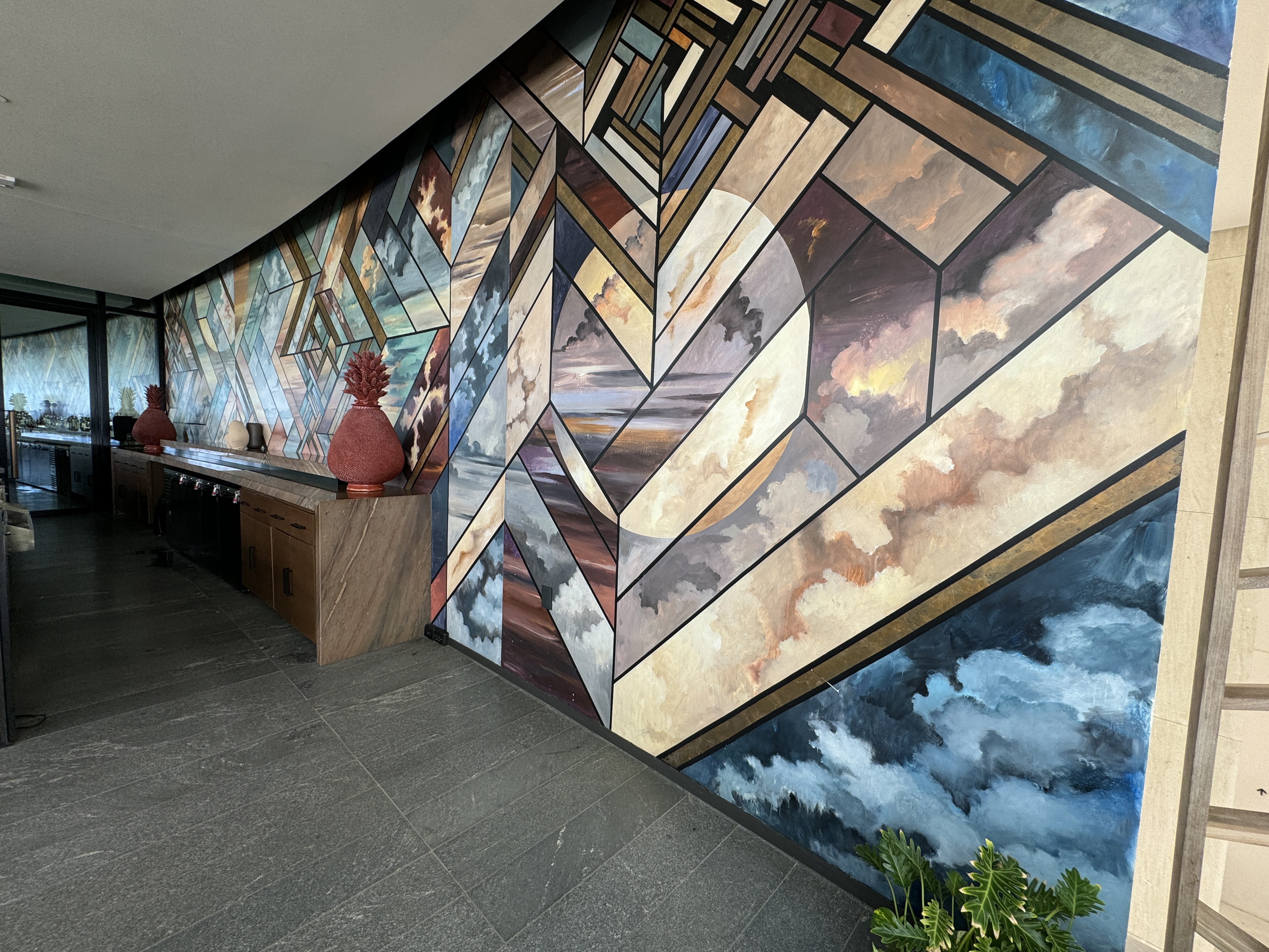 St. Regis Kanai Bar Paint Art St. Regis Kanai Bar Paint Art