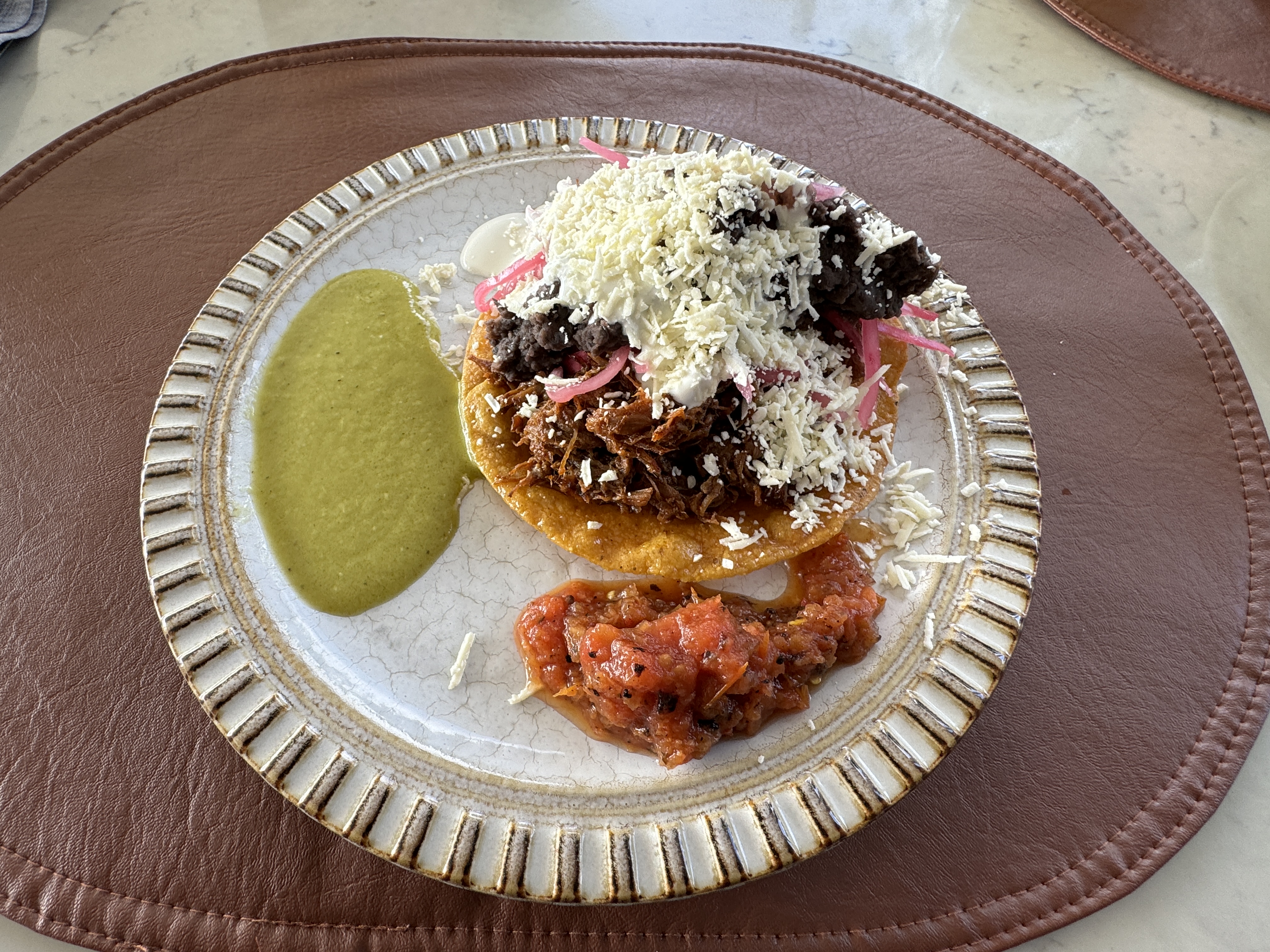 St. Regis Kanai Chaya Tostada Pork St. Regis Kanai Chaya Tostada Pork