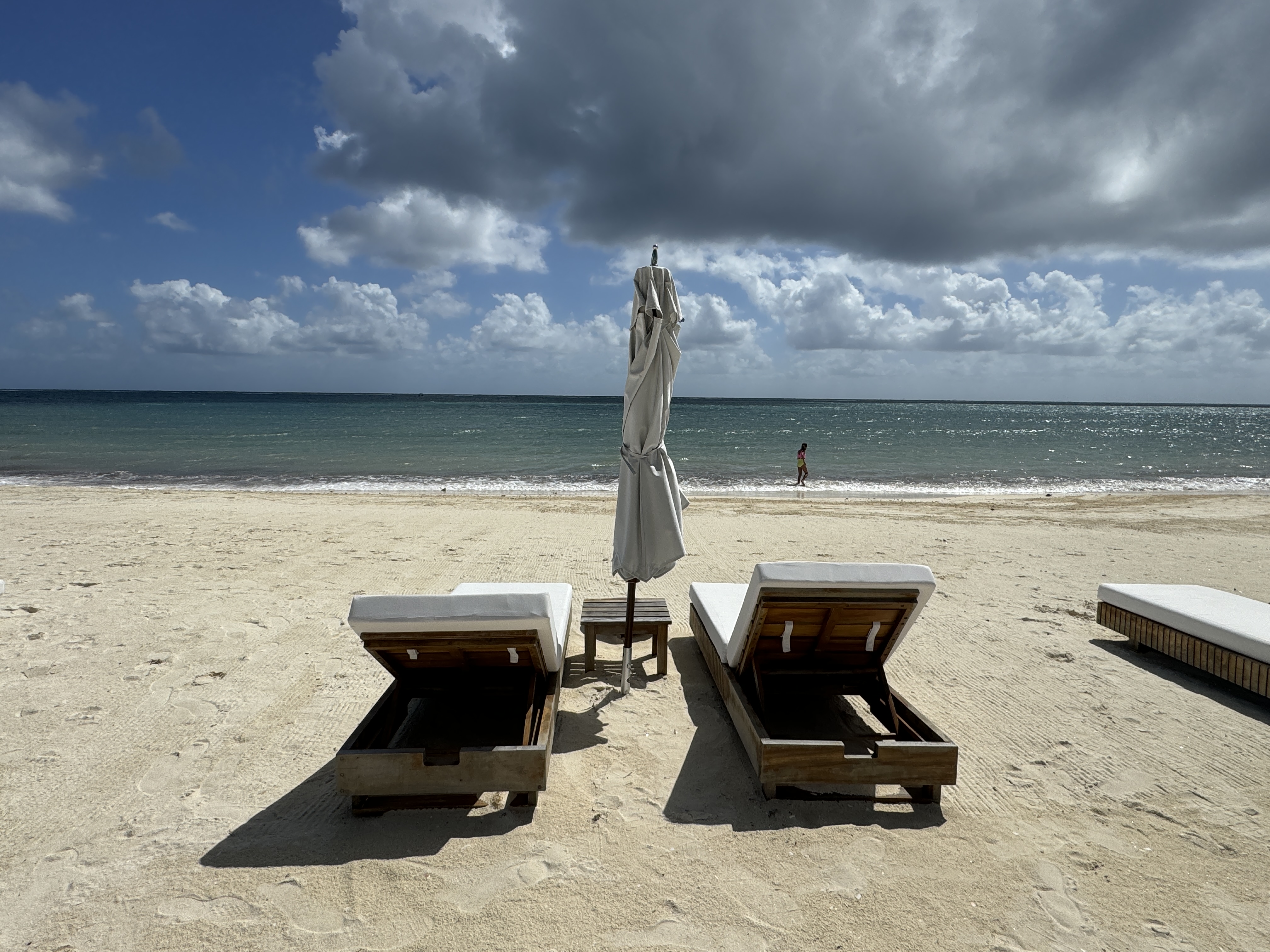 St. Regis Kanai beach views from lounger St. Regis Kanai beach views from lounger