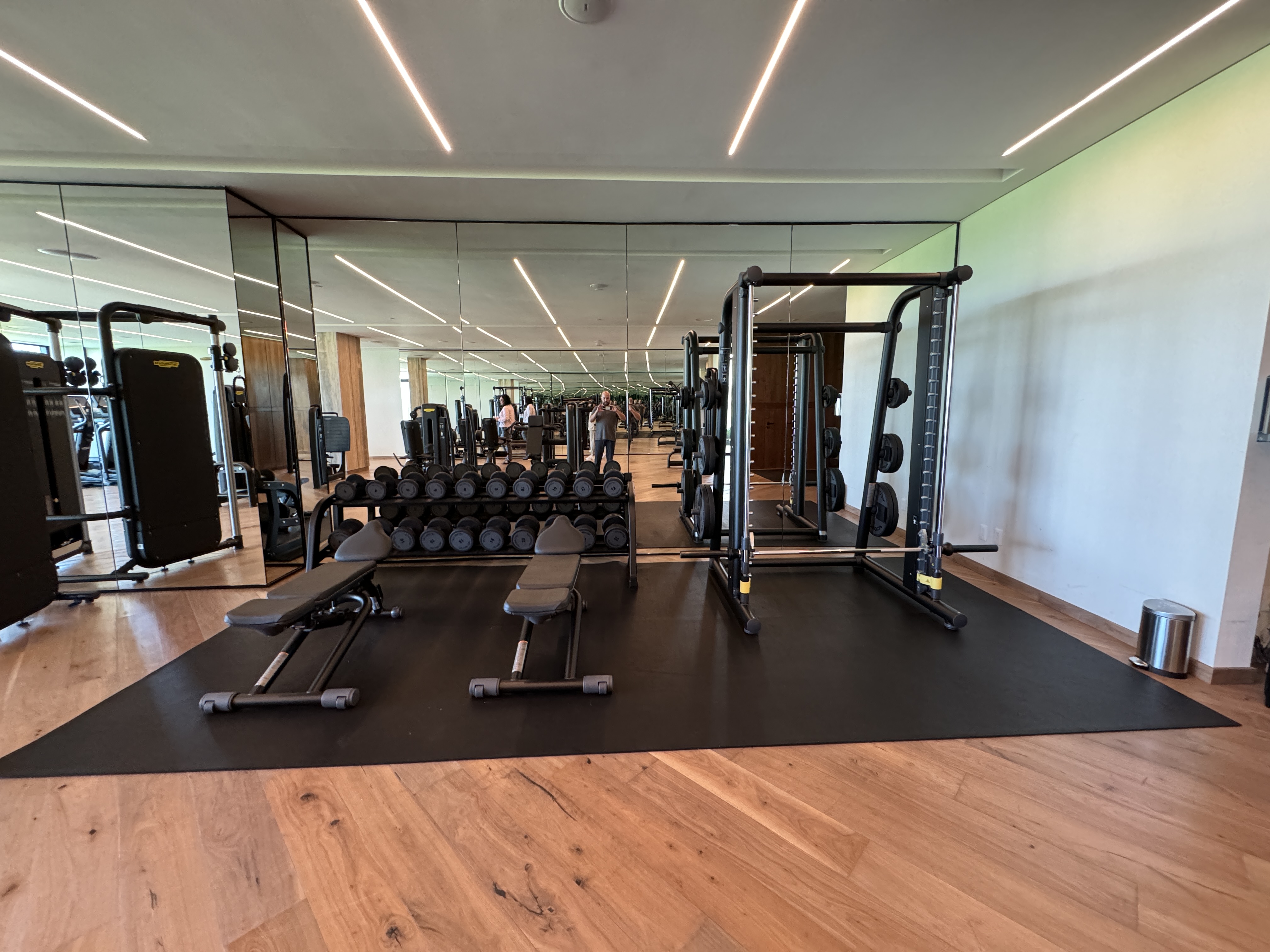 St. Regis Kanai fitness center free weights St. Regis Kanai fitness center free weights
