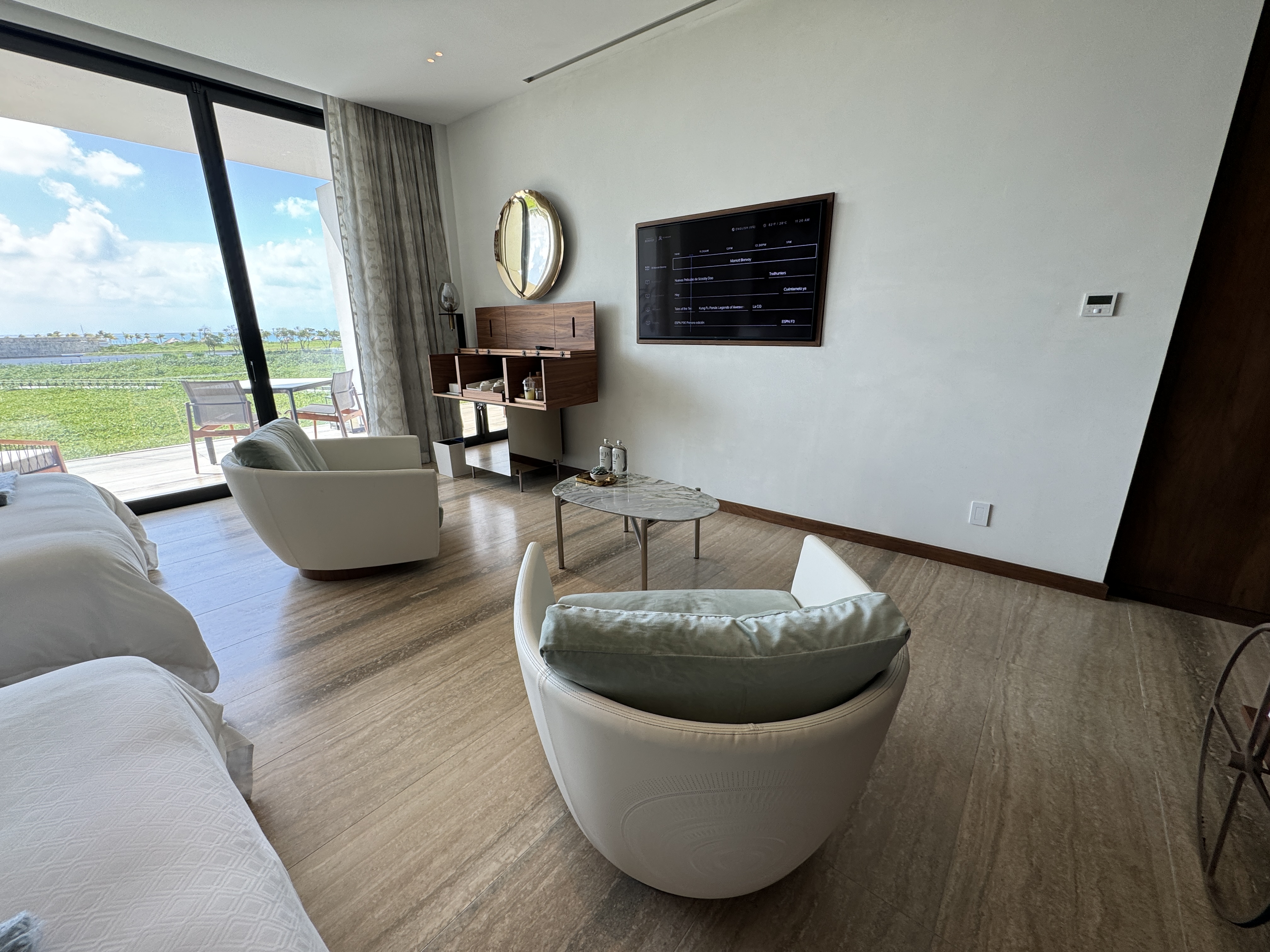 St. Regis Kanai room sitting area St. Regis Kanai room sitting area