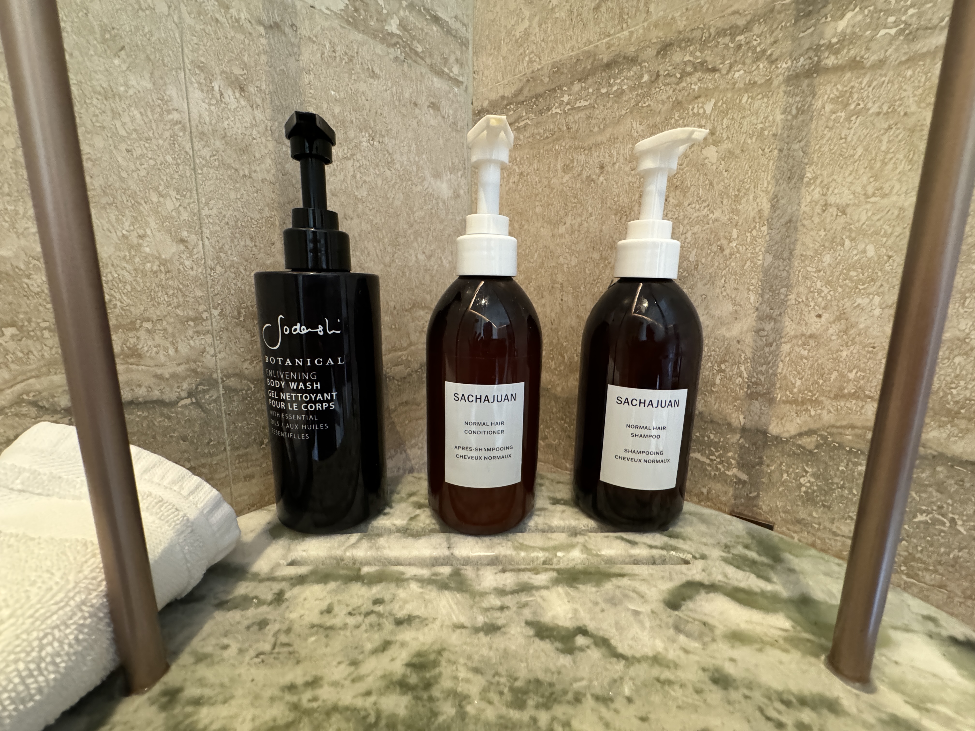 St. Regis Kanai shower toiletries St. Regis Kanai shower toiletries