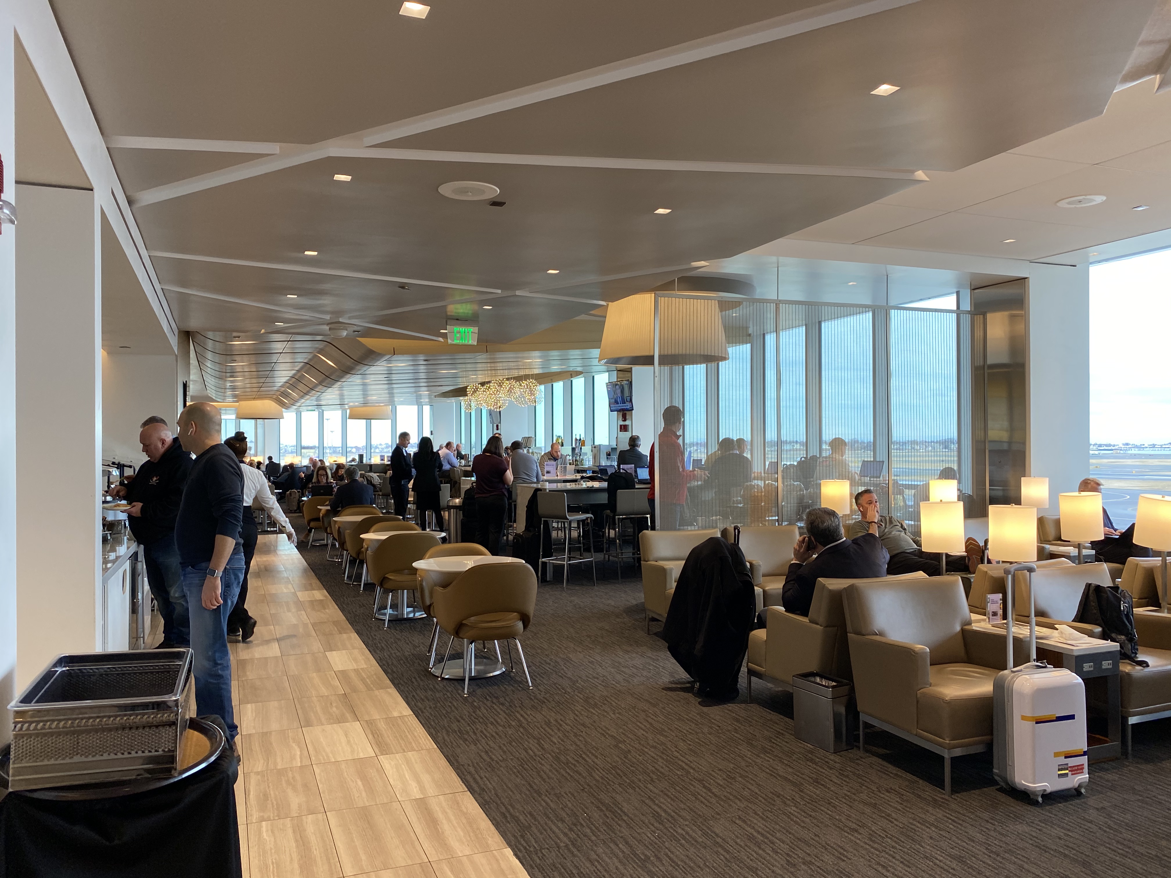 United Club Boston Logan Lounge entrance United Club Boston Logan Lounge entrance