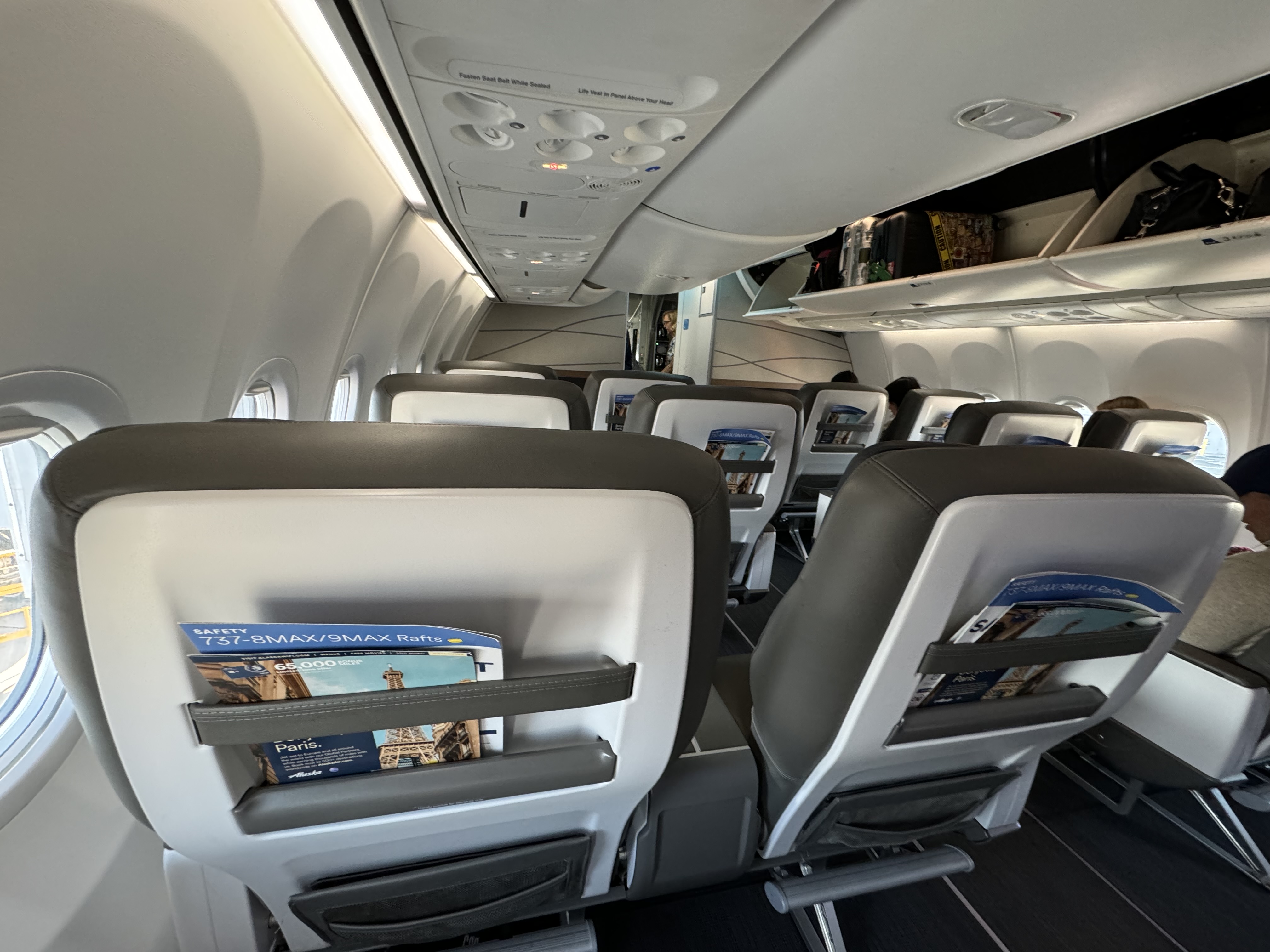 Alaska Airlines first class