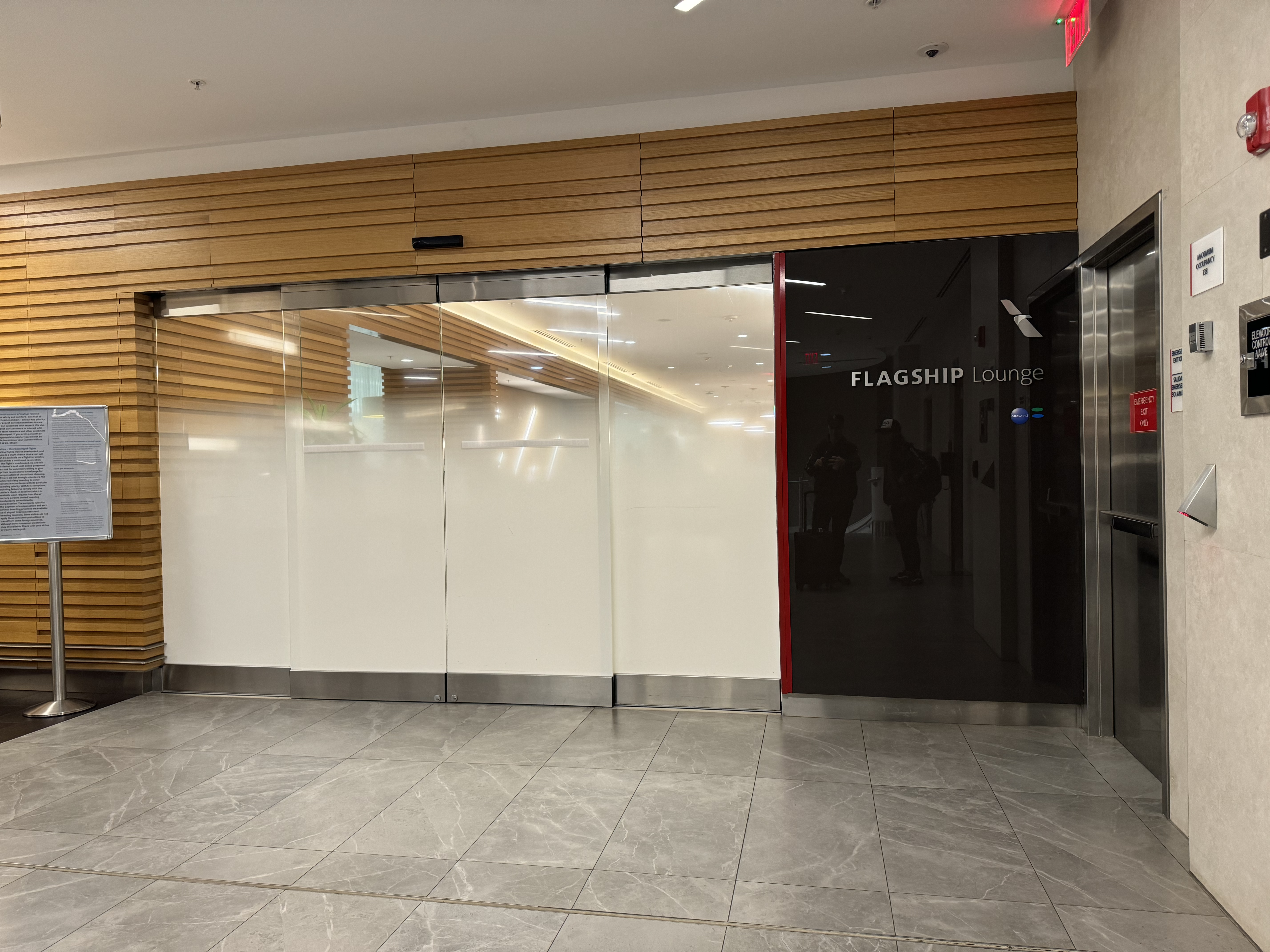 AA Flagship Lounge MIA access doors