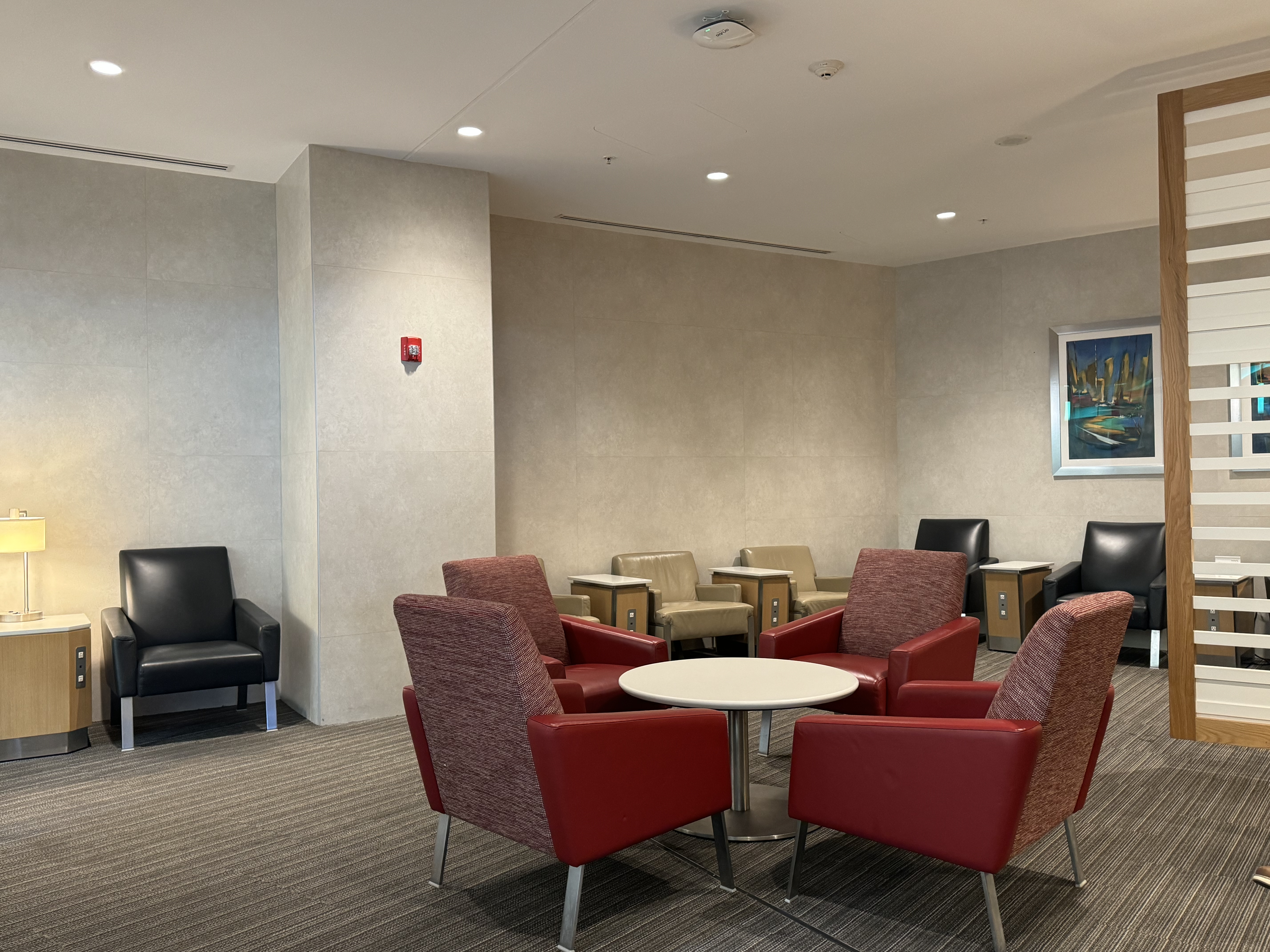 AA Flagship Lounge MIA back sitting area