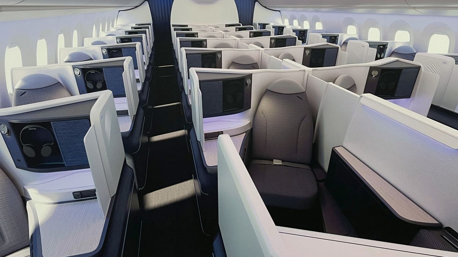 Air New Zealand New Business Class Cabin Air New Zealand New Business Class Cabin