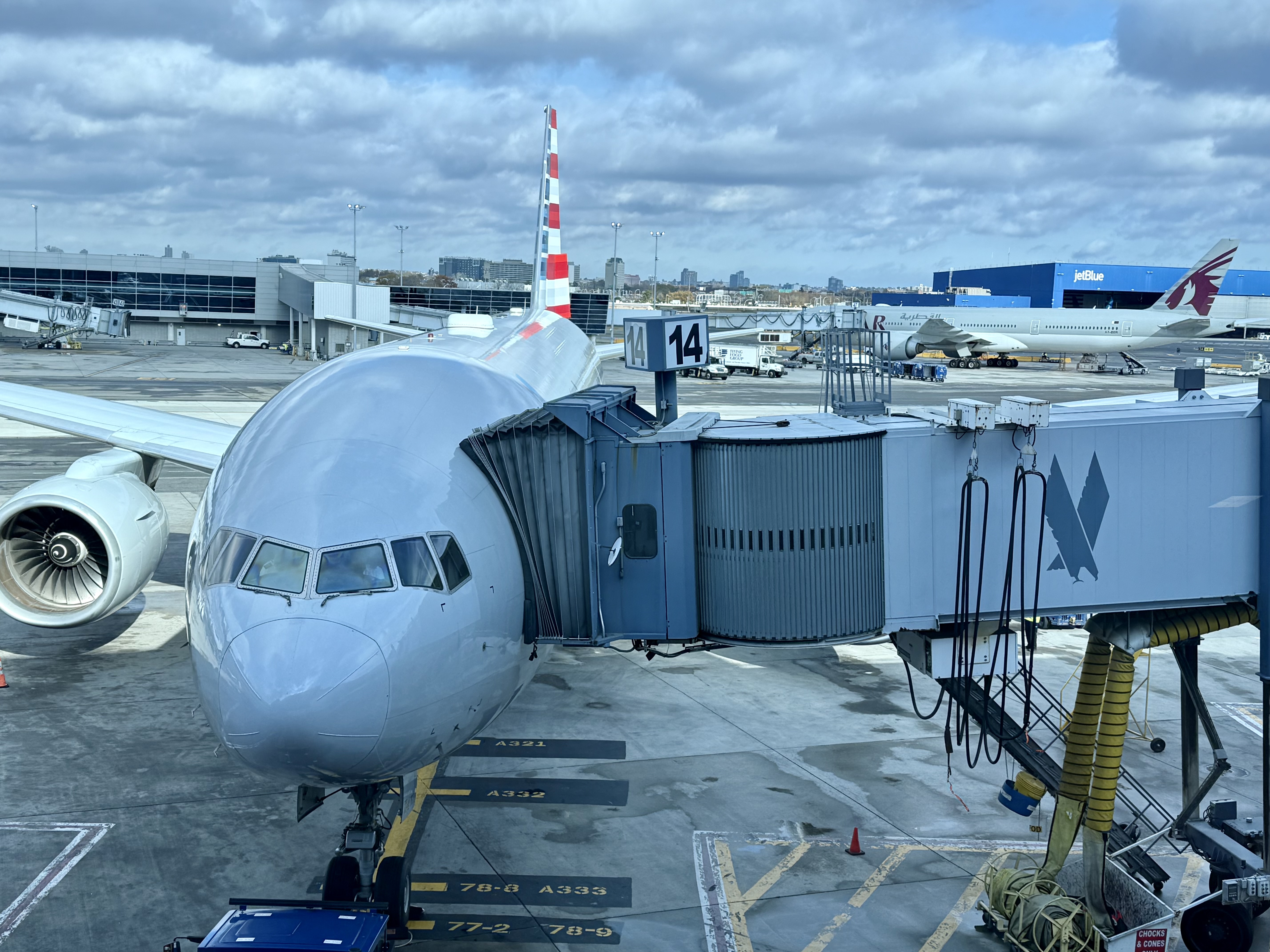 American Airlines Boeing 777 at JFK American Airlines Boeing 777 at JFK