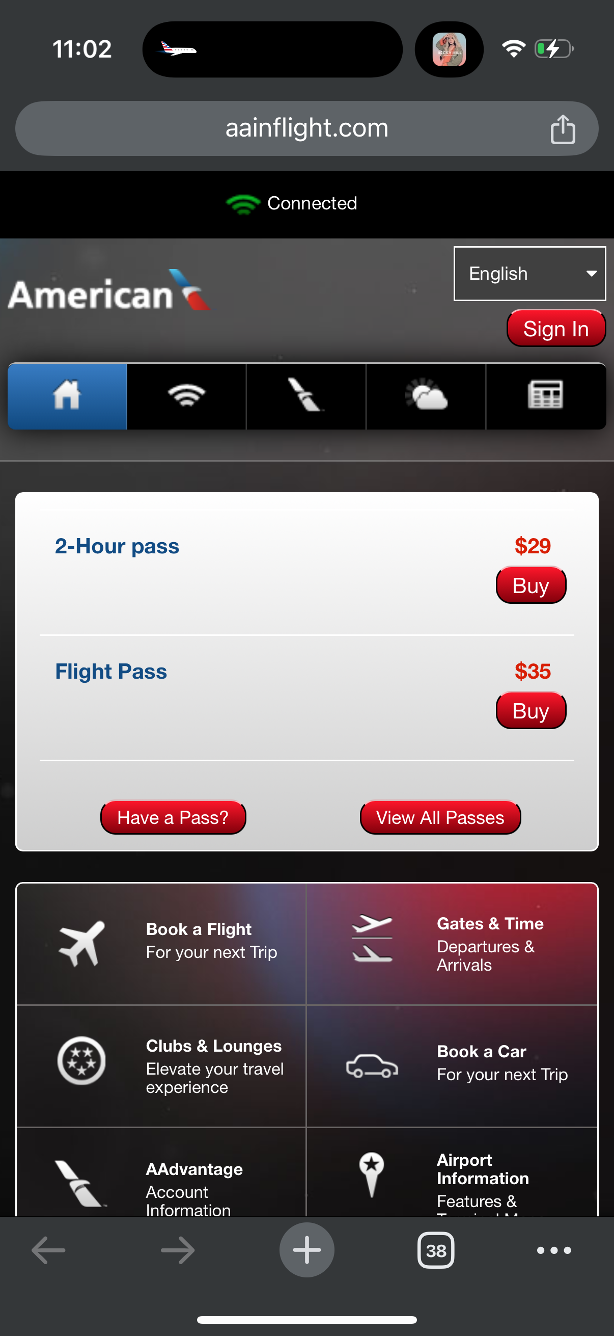 American Airlines WiFI prices American Airlines WiFI prices