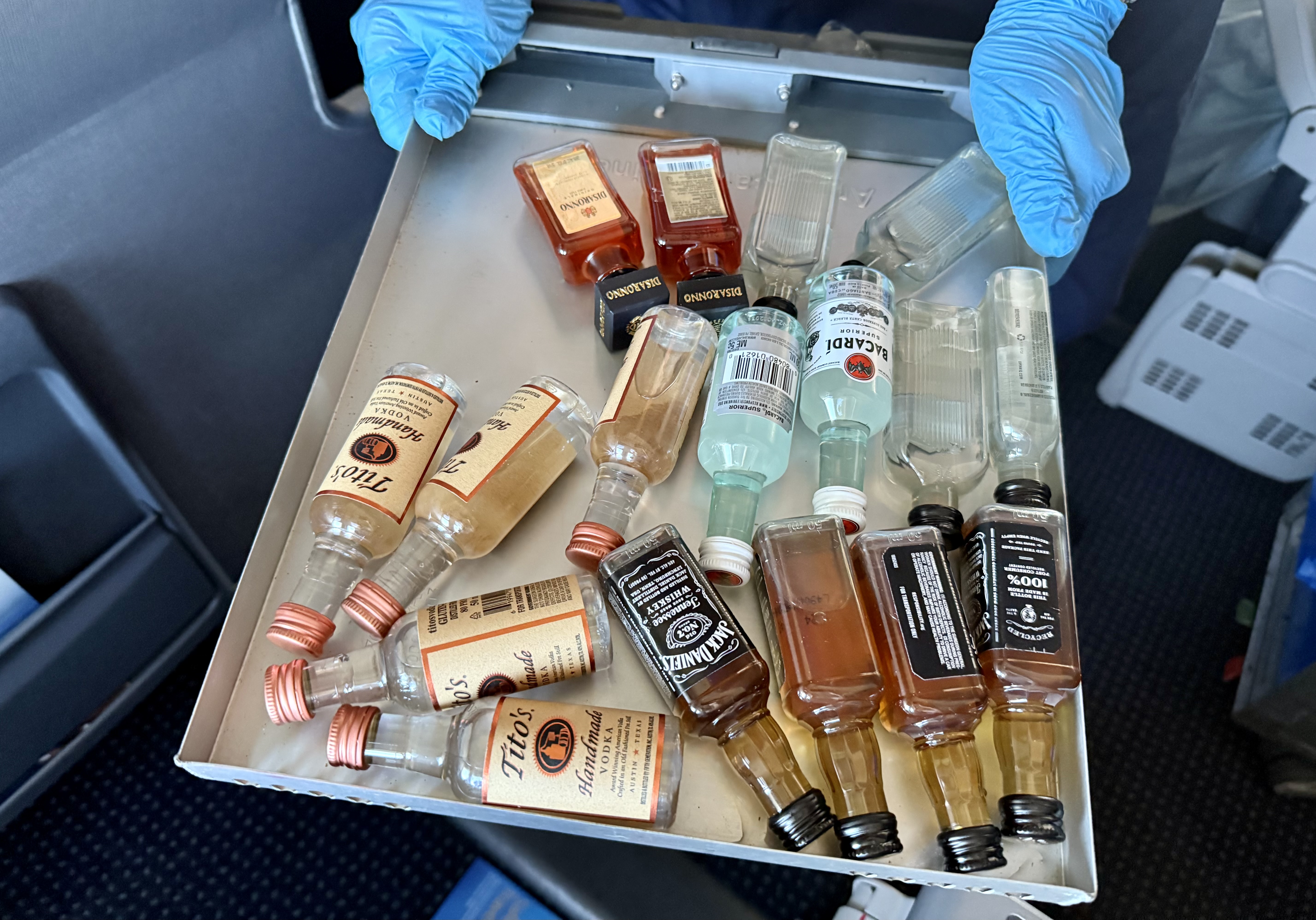 American Airlines economy FnB liquor American Airlines economy FnB liquor