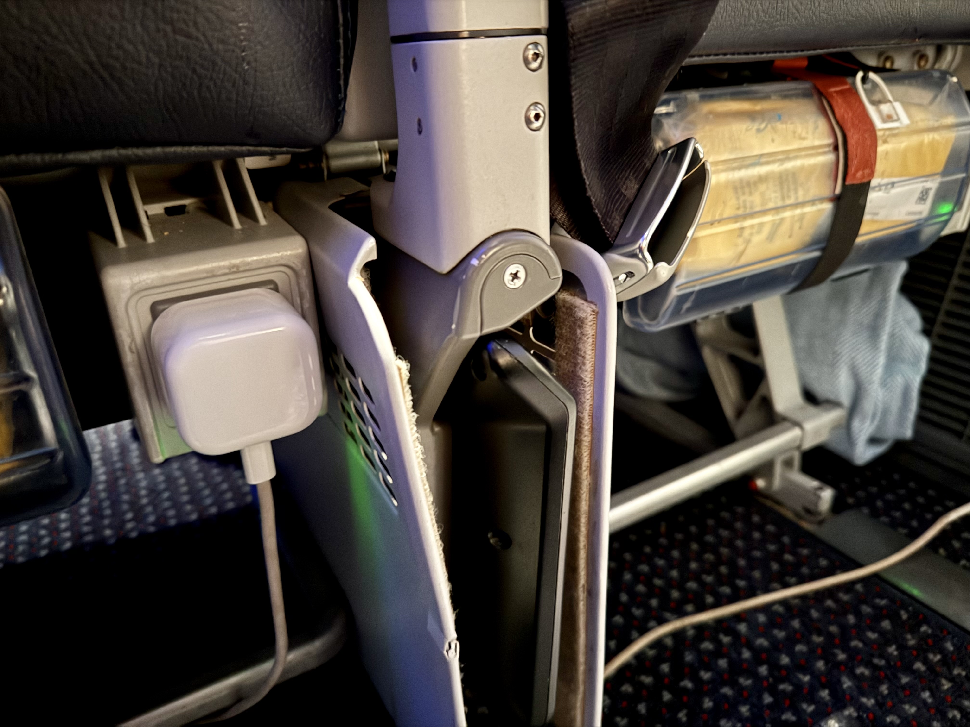 American Airlines economy under seat American Airlines economy under seat
