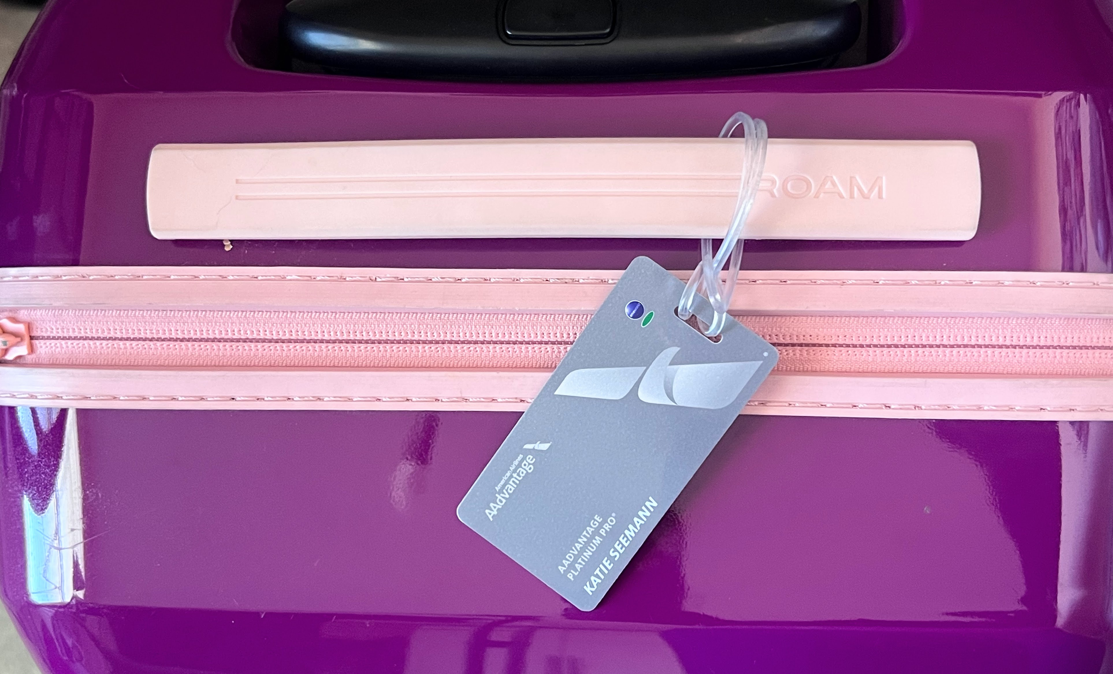 American Airlines luggage tag American Airlines luggage tag