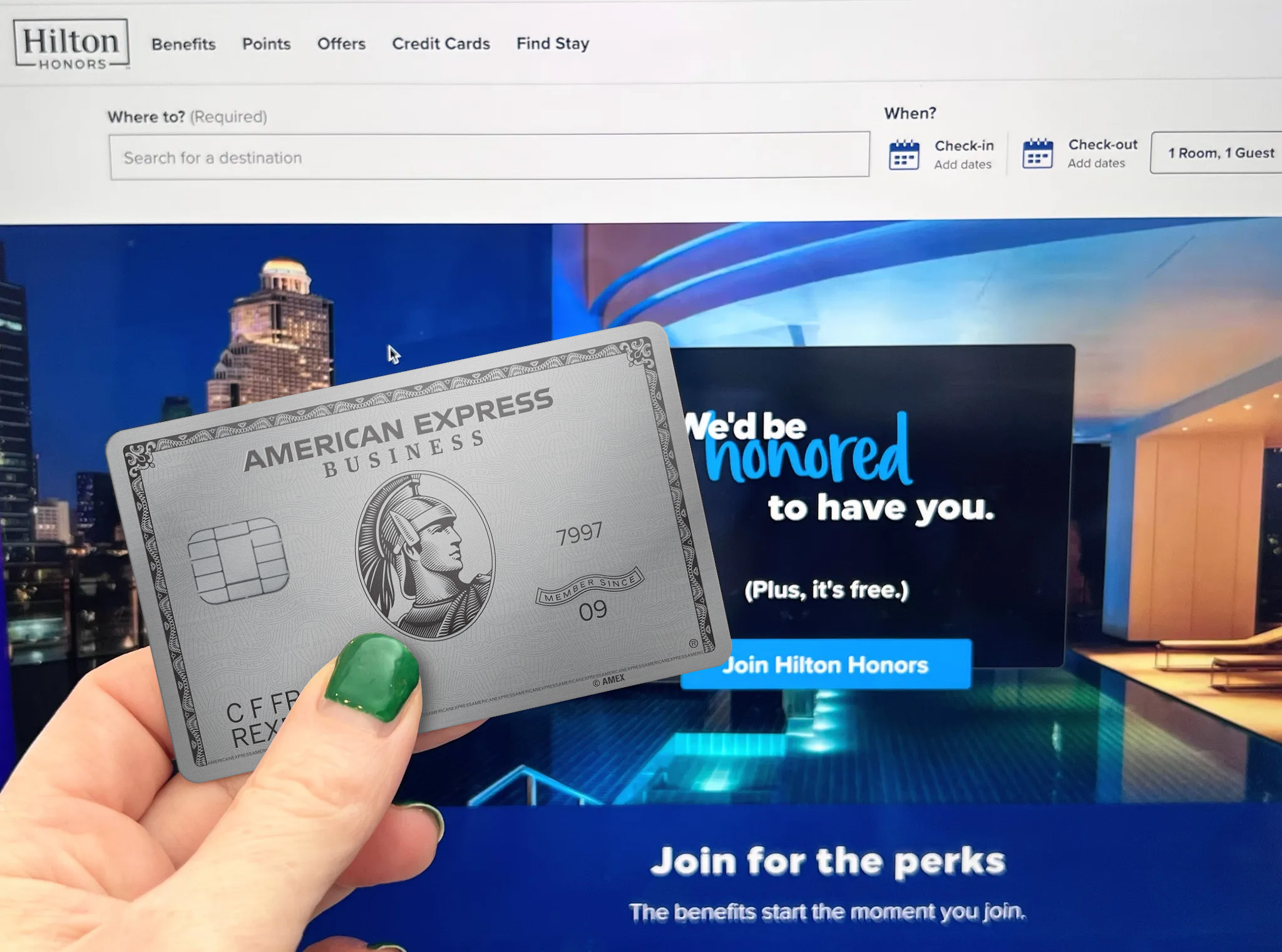 Amex Business Platinum card Hilton Amex Business Platinum card Hilton