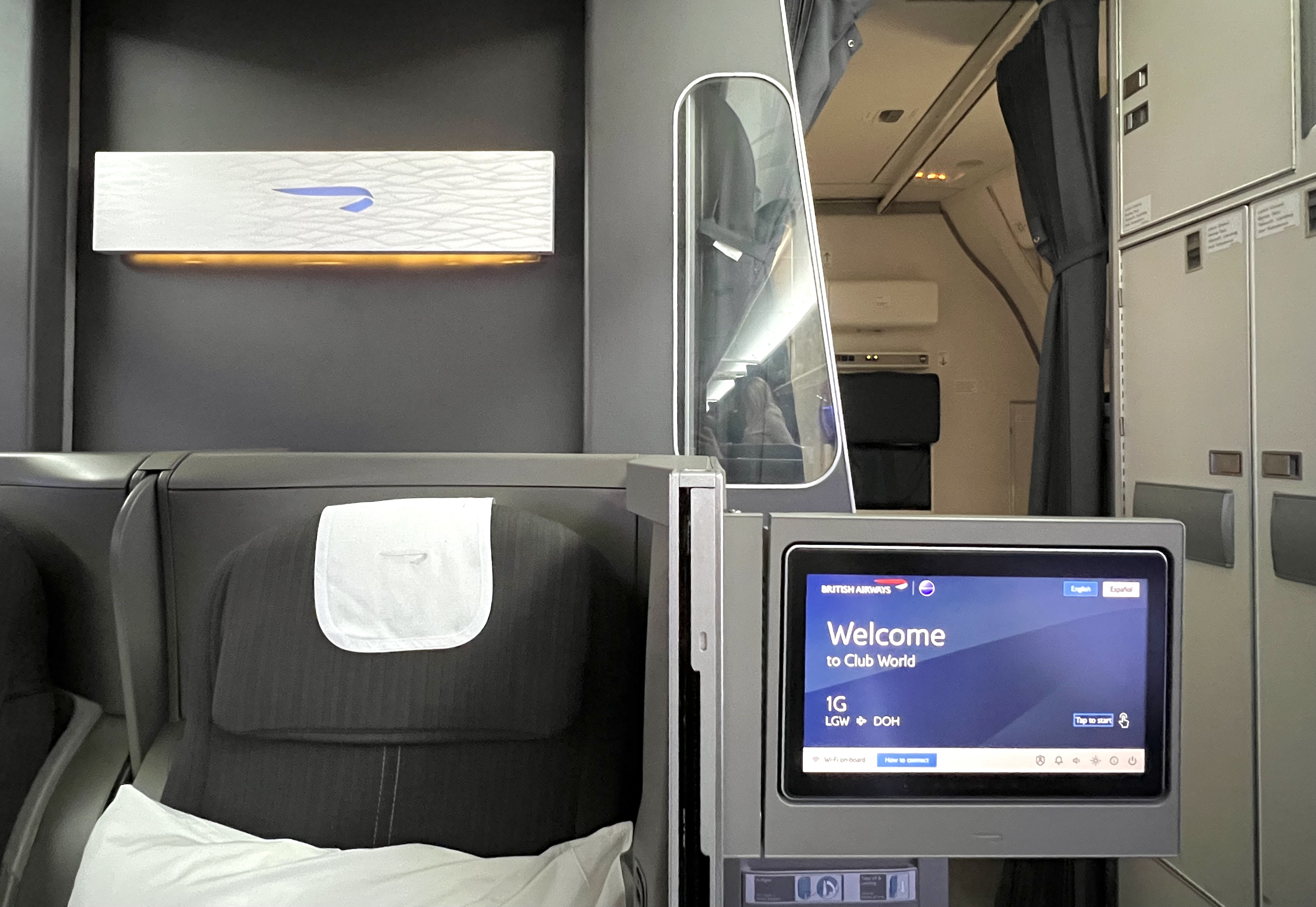 British Airways Old Club World seats