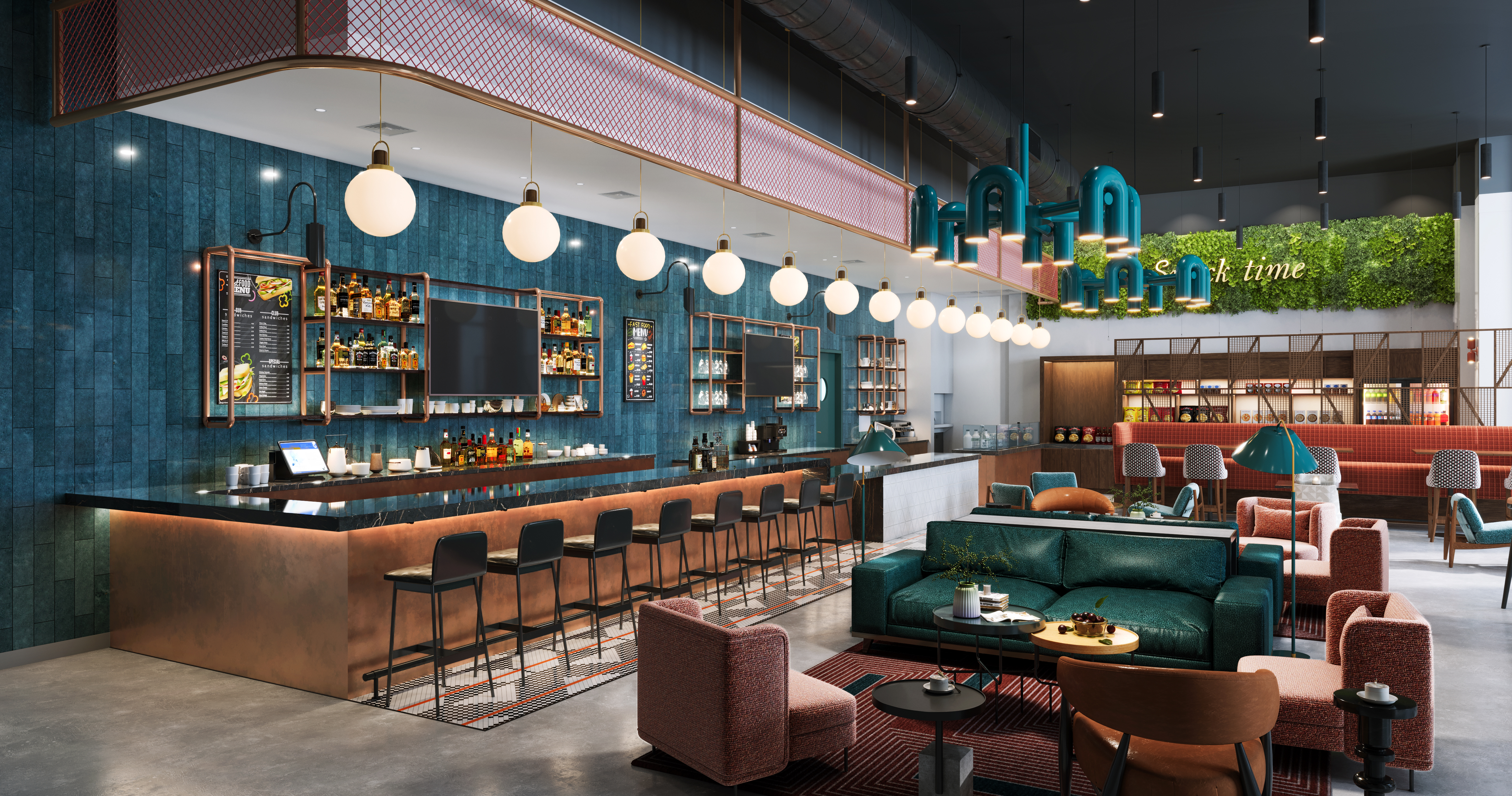 Caption by Hyatt Downtown Nashville The Gulch lobby and seating Caption by Hyatt Downtown Nashville The Gulch lobby and seating