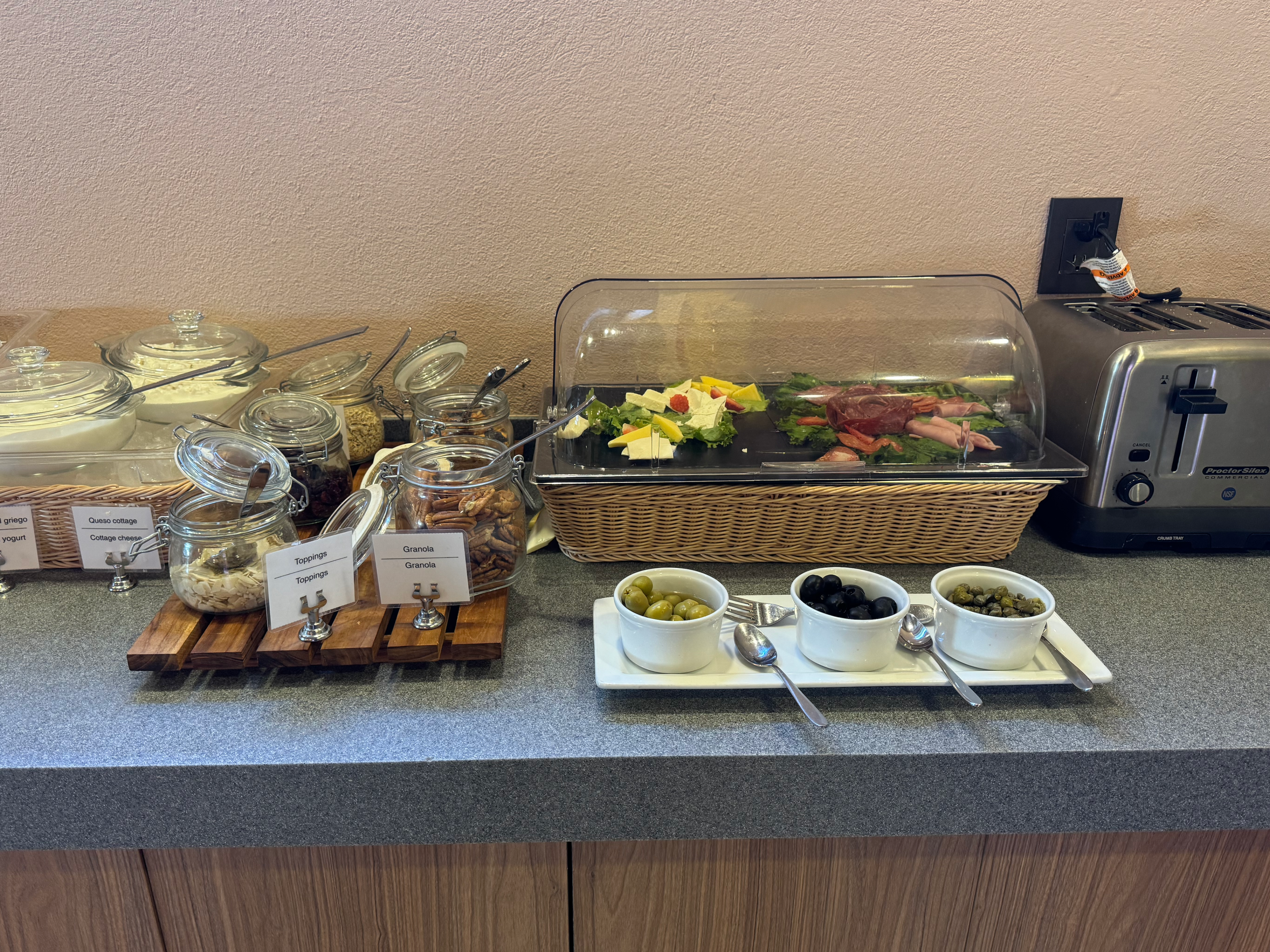City Centro by Marriott Oaxaca breakfast cold cuts yogurt City Centro by Marriott Oaxaca breakfast cold cuts yogurt
