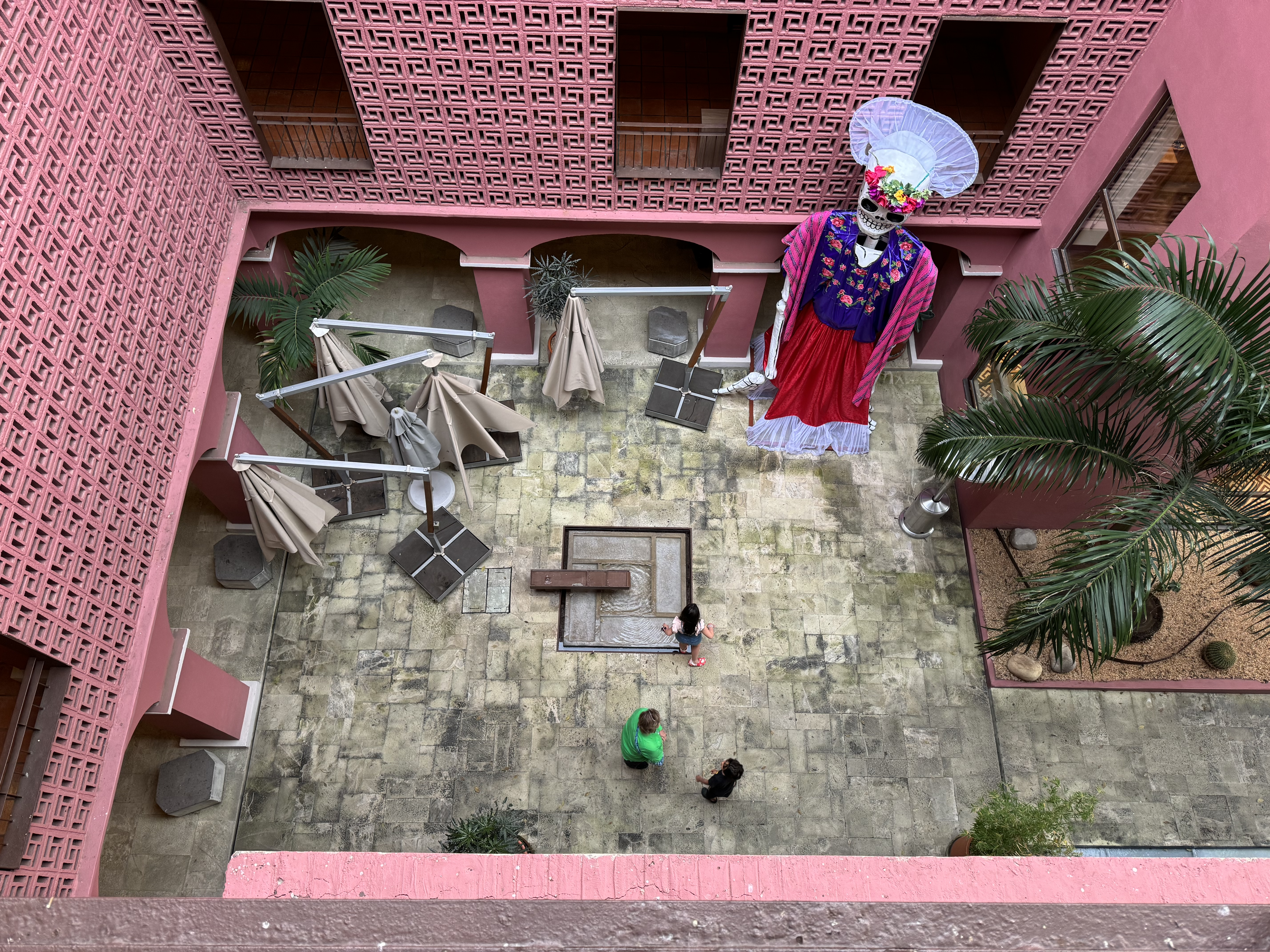 City Centro by Marriott Oaxaca courtyard overhead view City Centro by Marriott Oaxaca courtyard overhead view