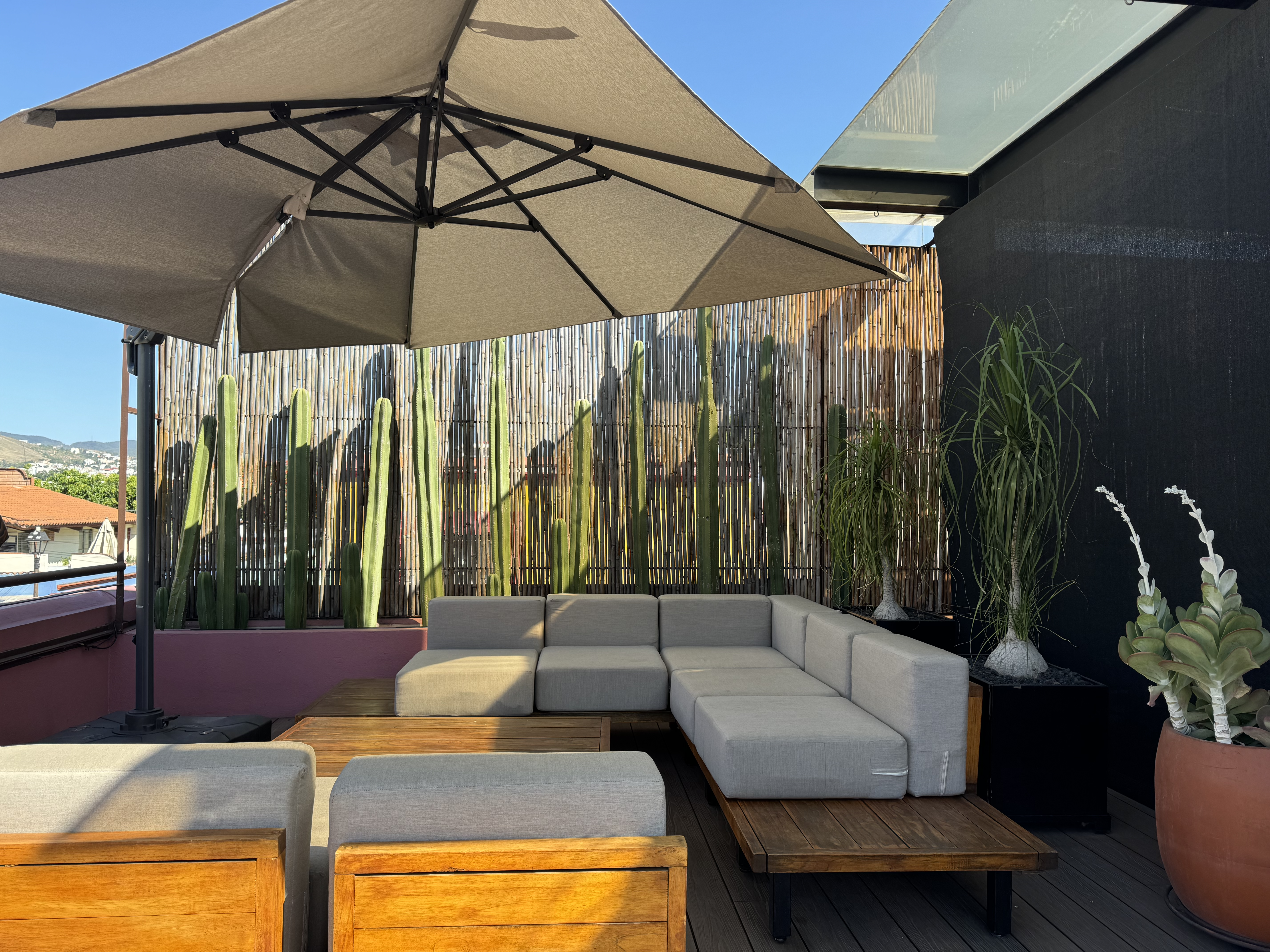 City Centro by Marriott Oaxaca pool sofas City Centro by Marriott Oaxaca pool sofas