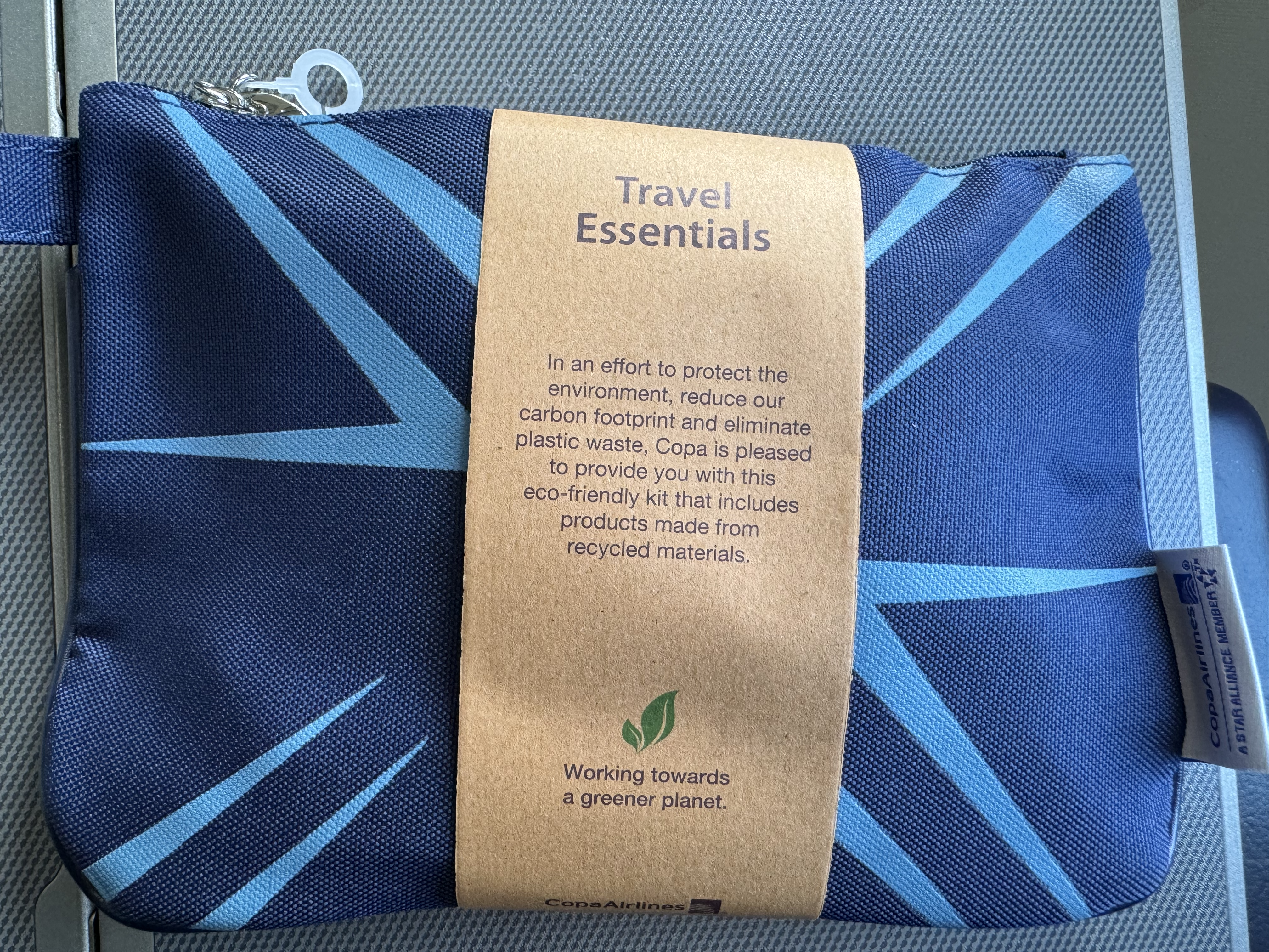 Copa Airlines B737 MAX amenity kit Copa Airlines B737 MAX amenity kit