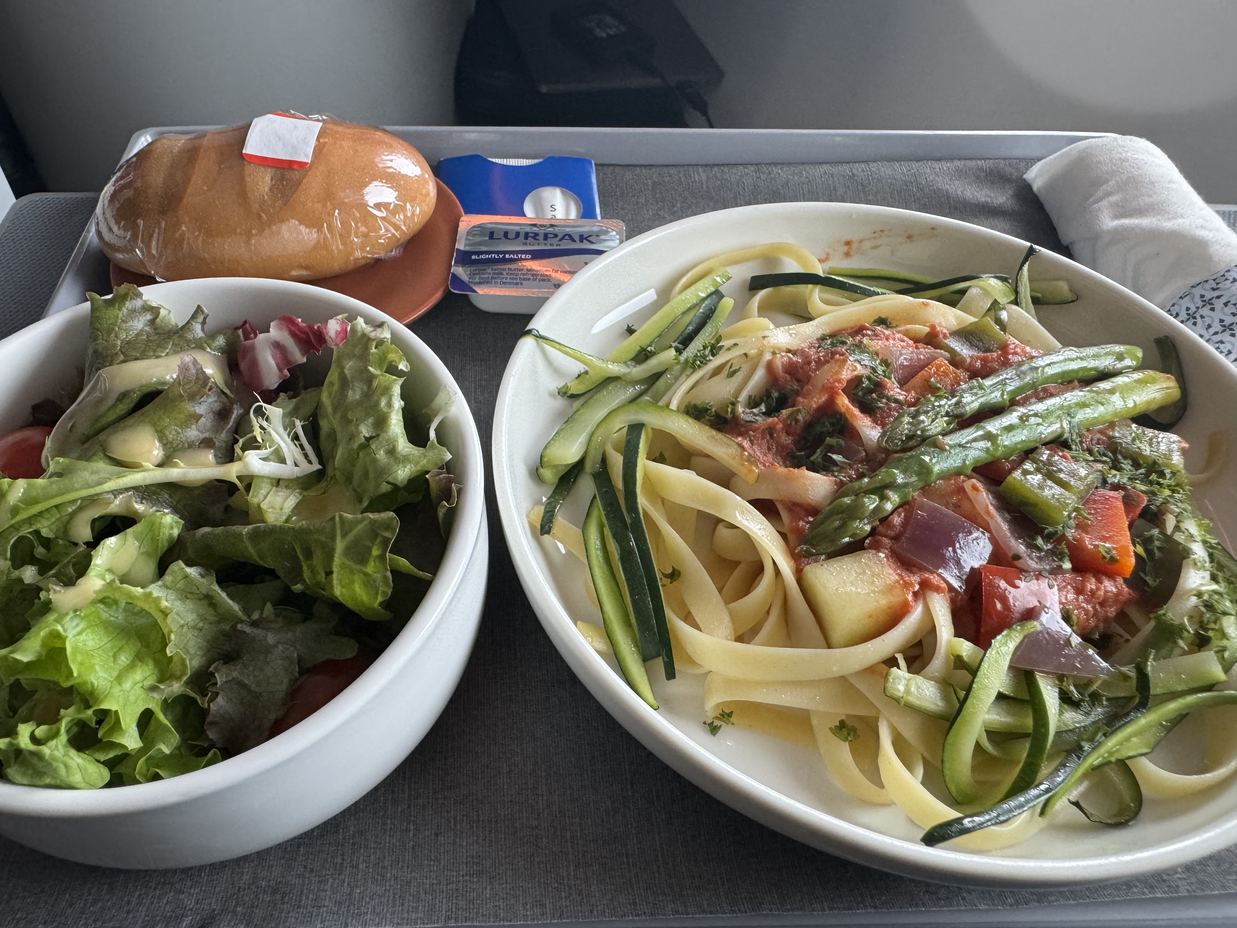 Copa Airlines B737 MAX lunch meal Copa Airlines B737 MAX lunch meal