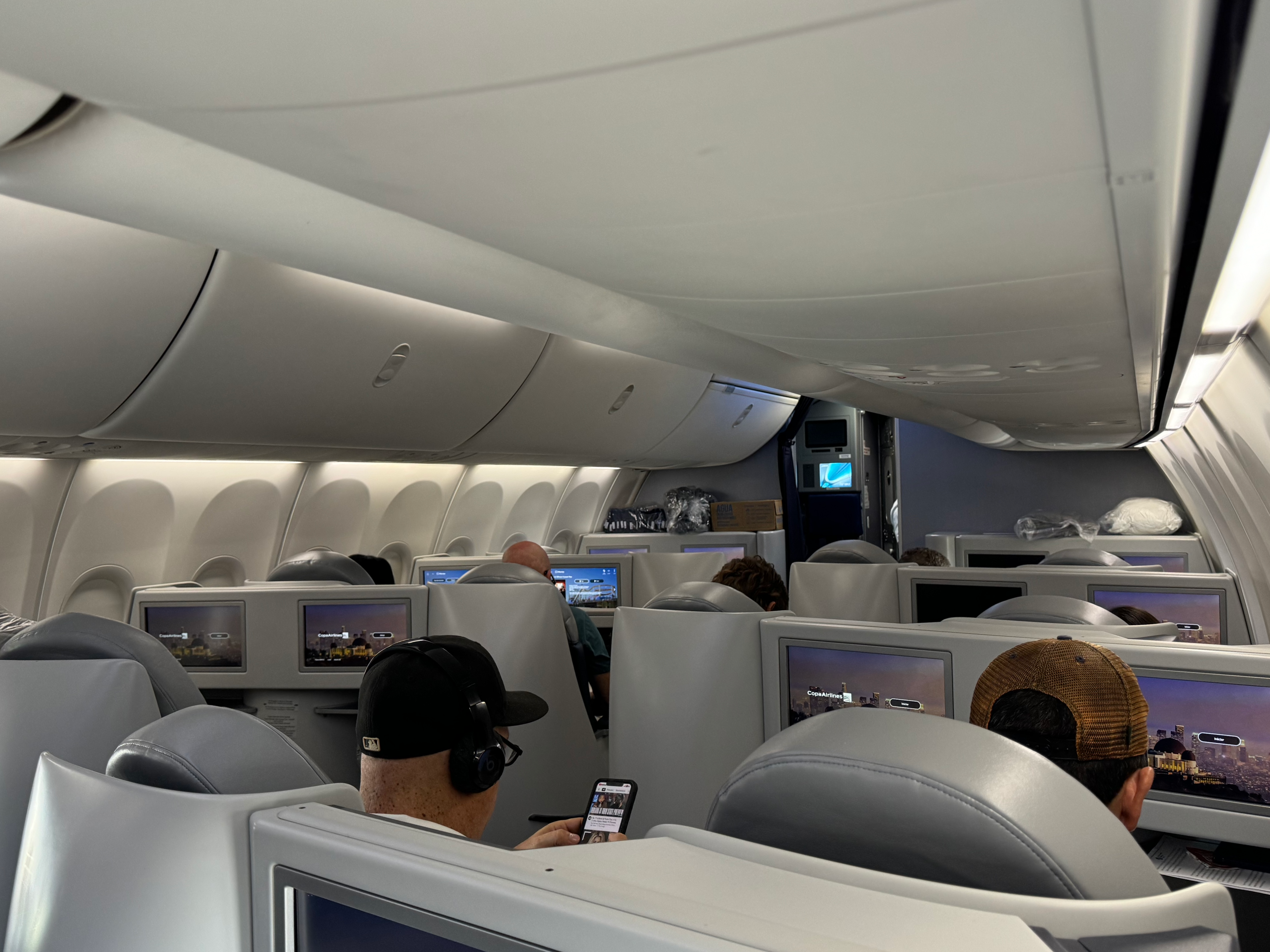 Copa Airlines B737 MAX view from seat Copa Airlines B737 MAX view from seat